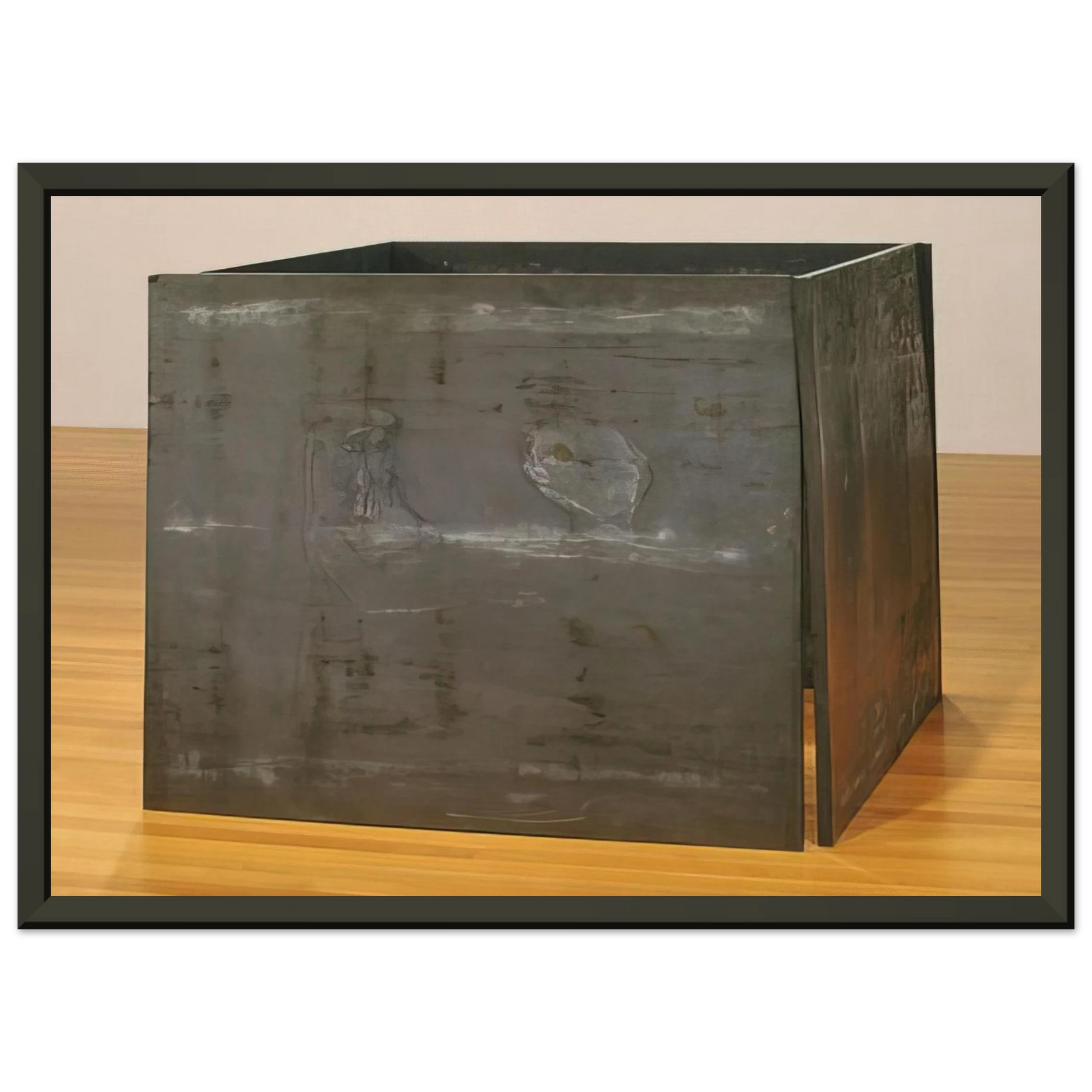 Richard Serra  ONE TON PROP HOUSE OF CARDS 1969 Framed Art Print  - Aluminum Frame - 60x80 cm / 24x32 inches