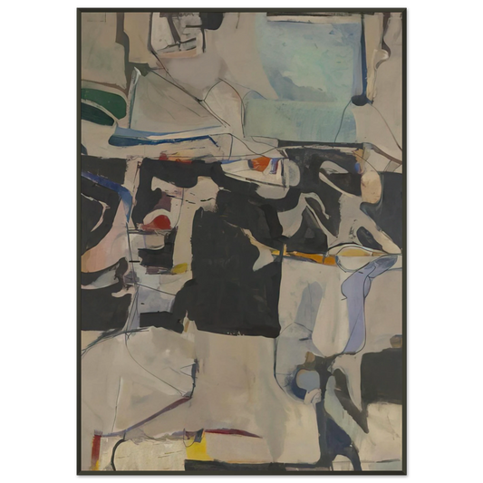 Richard Diebenkorn  Urbana 6 Framed Art Print  - Aluminum Frame - 21x29.7 cm / 8x12"