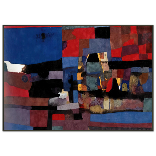 Alberto Burri  Untitled  1952 Framed Art Print  - Aluminum Frame - 21x29.7 cm / 8x12"