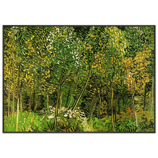 Vincent van Gogh  The Grove Framed Art Print  - Aluminum Frame - 21x29.7 cm / 8x12"