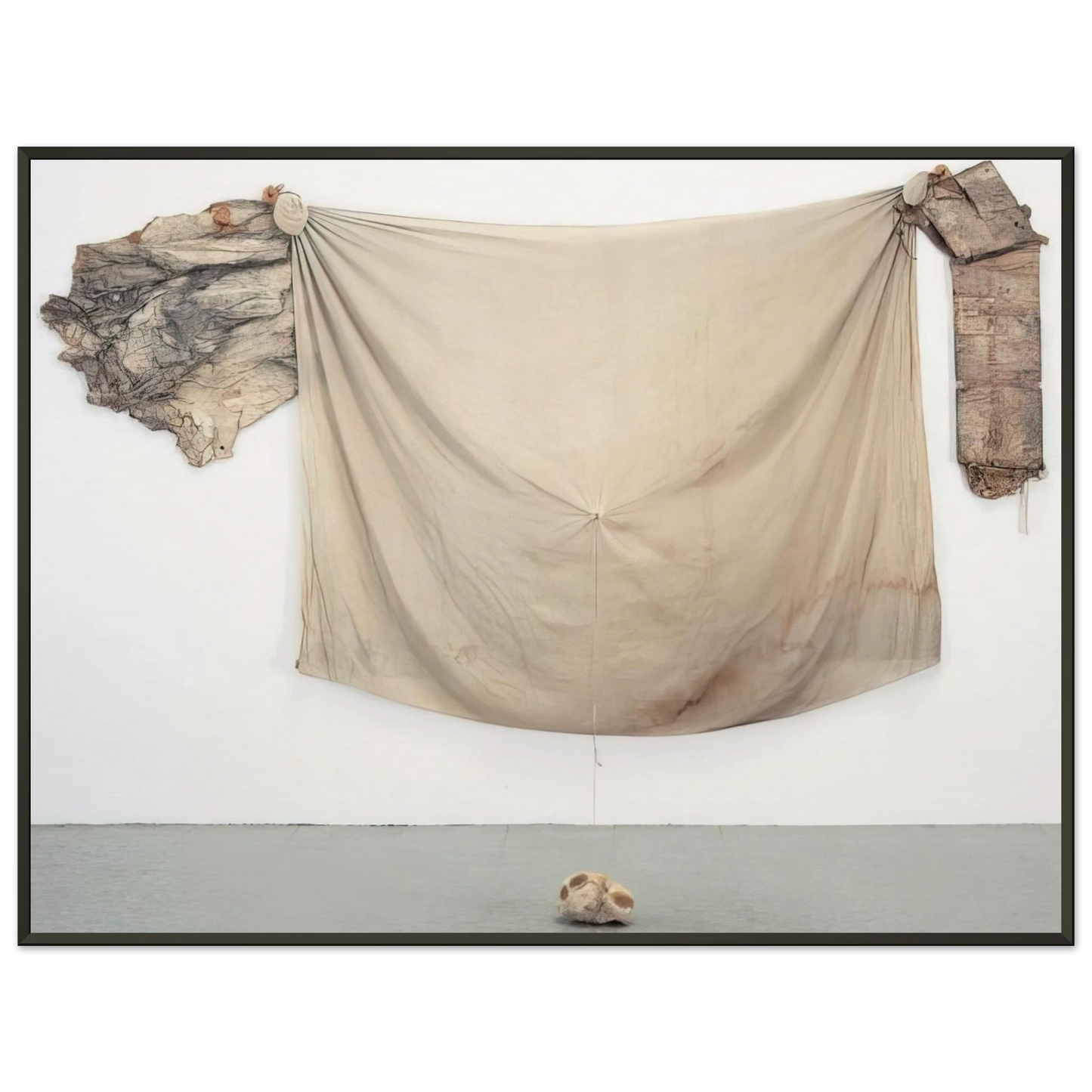 Robert Rauschenberg  FRANCISCAN II 1972 Framed Art Print  - Aluminum Frame - 70x100 cm / 28x40 inches