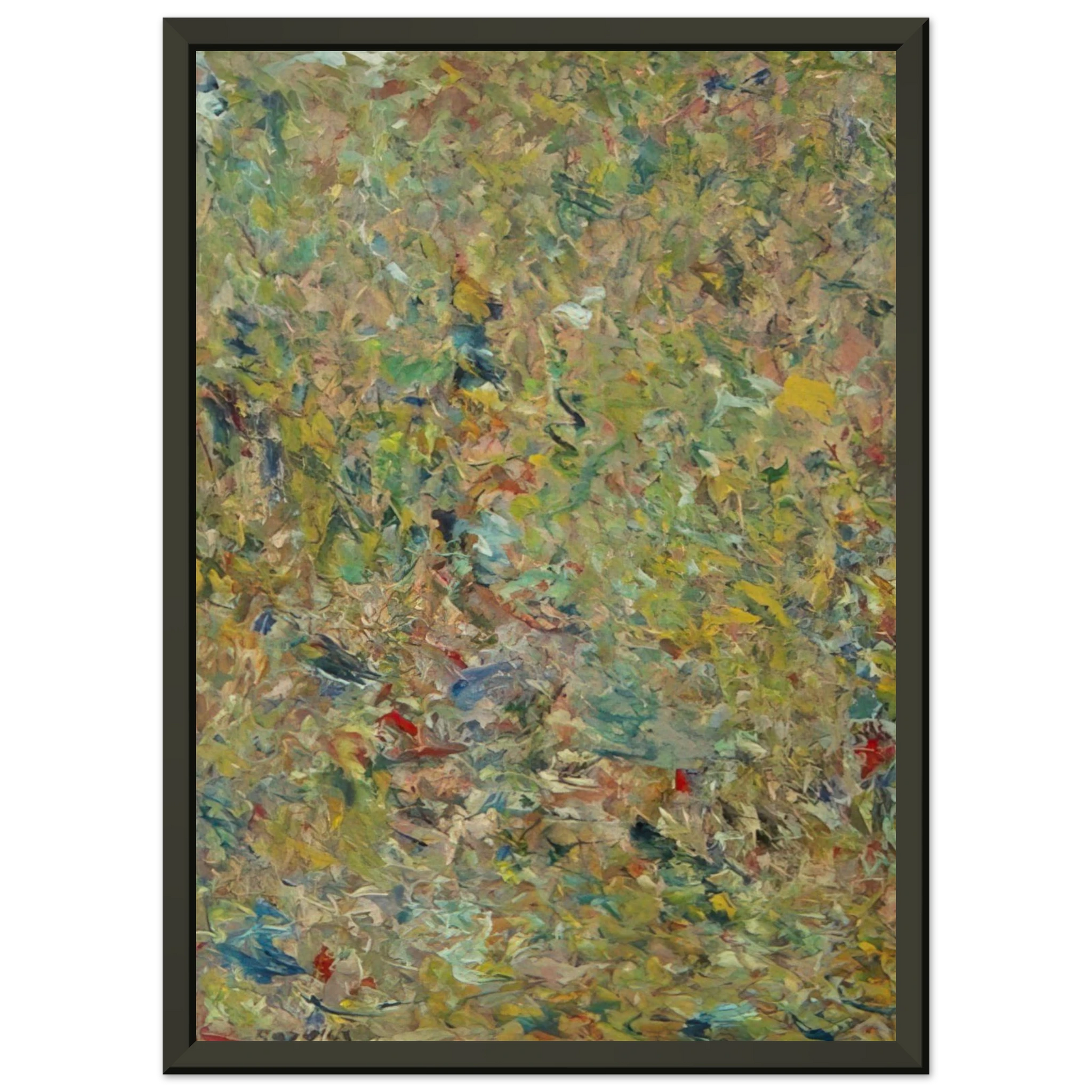 Milton Resnick  UNTITLED 1960 1 Framed Art Print  - Aluminum Frame - 60x80 cm / 24x32 inches