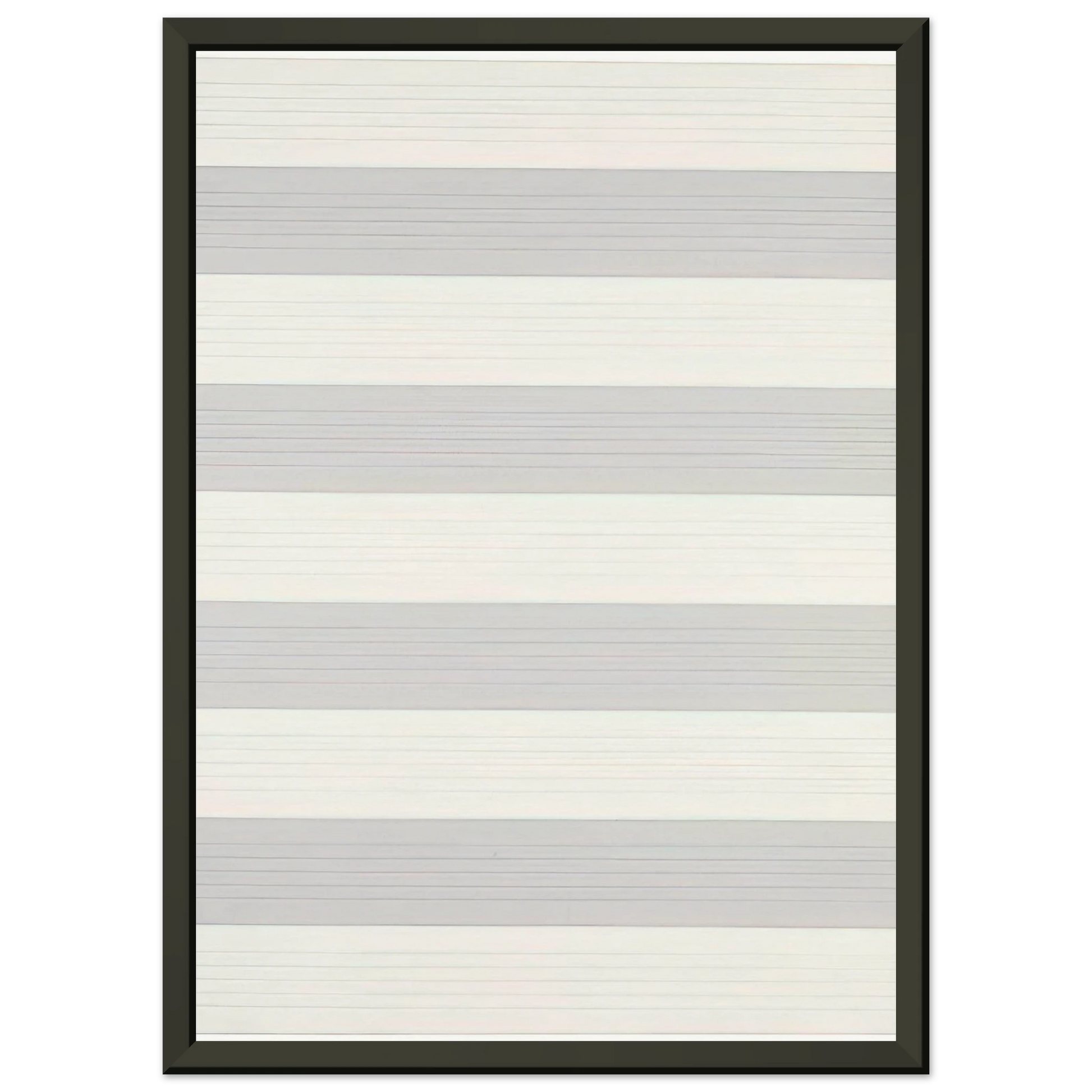 Agnes Martin  Untitled 4 Framed Art Print  - Aluminum Frame - 70x100 cm / 28x40 inches