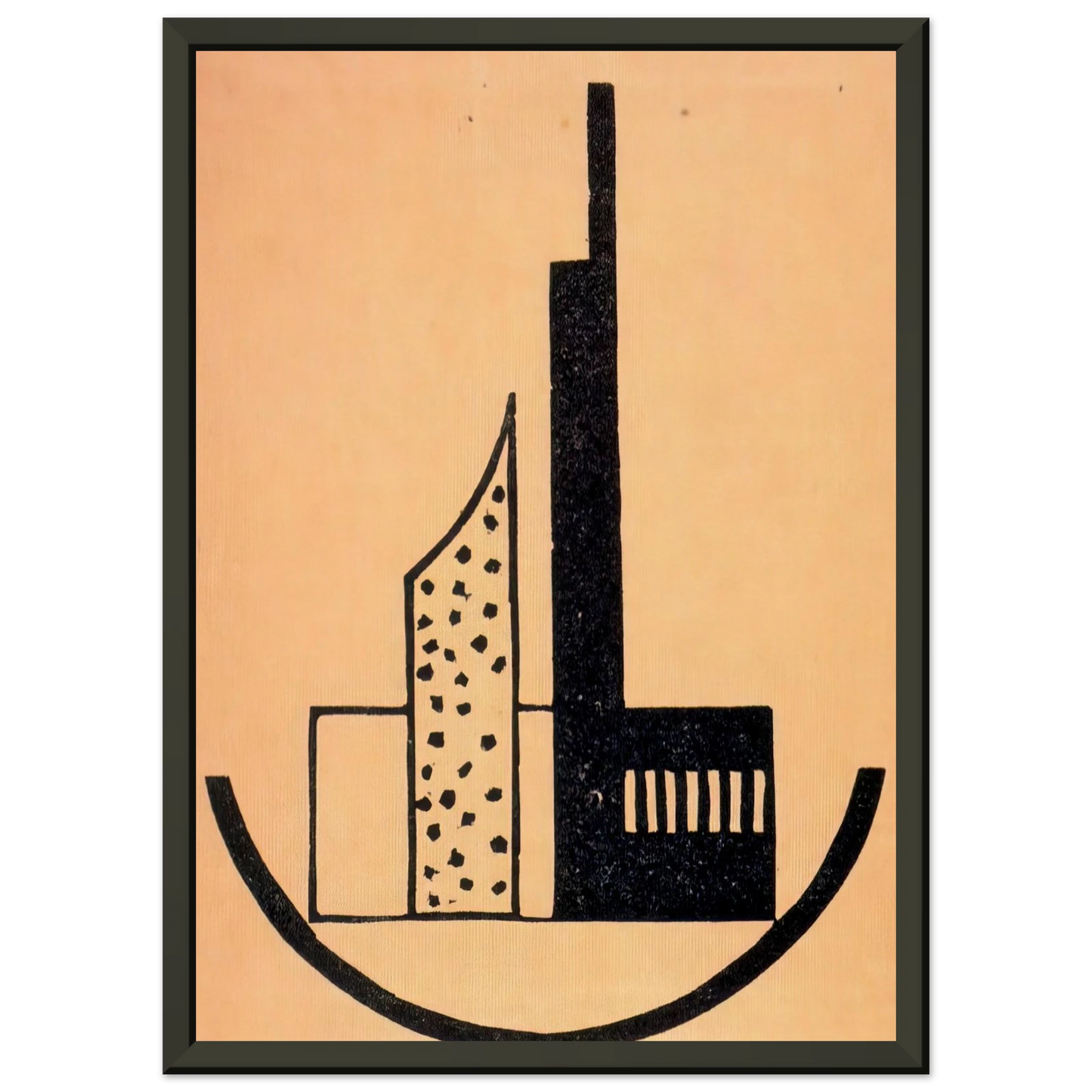 Laszlo MoholyNagy  The storm Framed Art Print  - Aluminum Frame - 70x100 cm / 28x40 inches