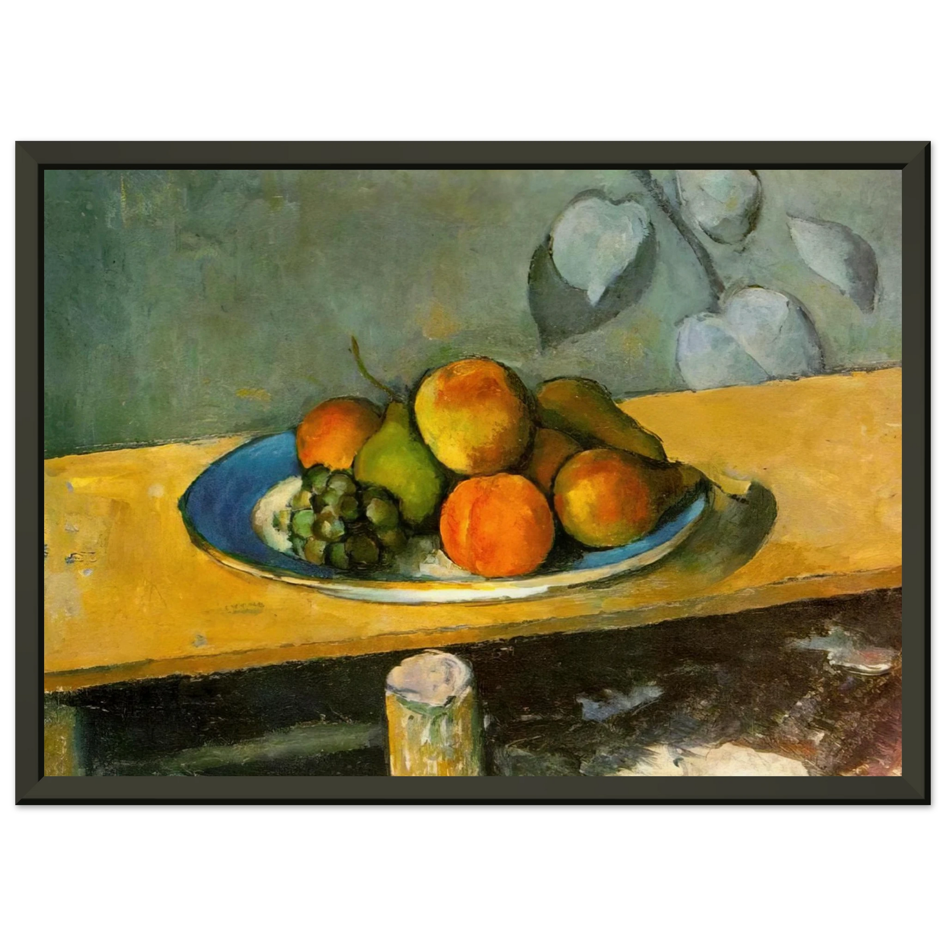 Paul Cezanne  Apples Pears and Grapes Framed Art Print  - Aluminum Frame - 70x100 cm / 28x40 inches