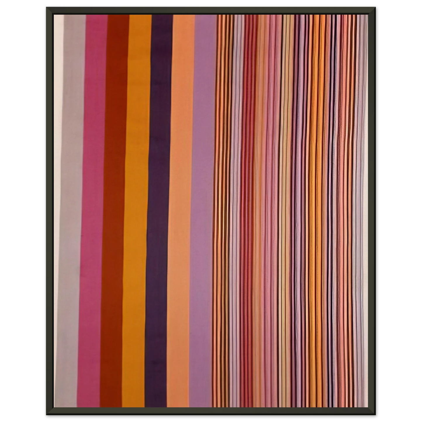 Gene Davis  Lincoln Center  1971 Framed Art Print  - Aluminum Frame - 70x100 cm / 28x40 inches
