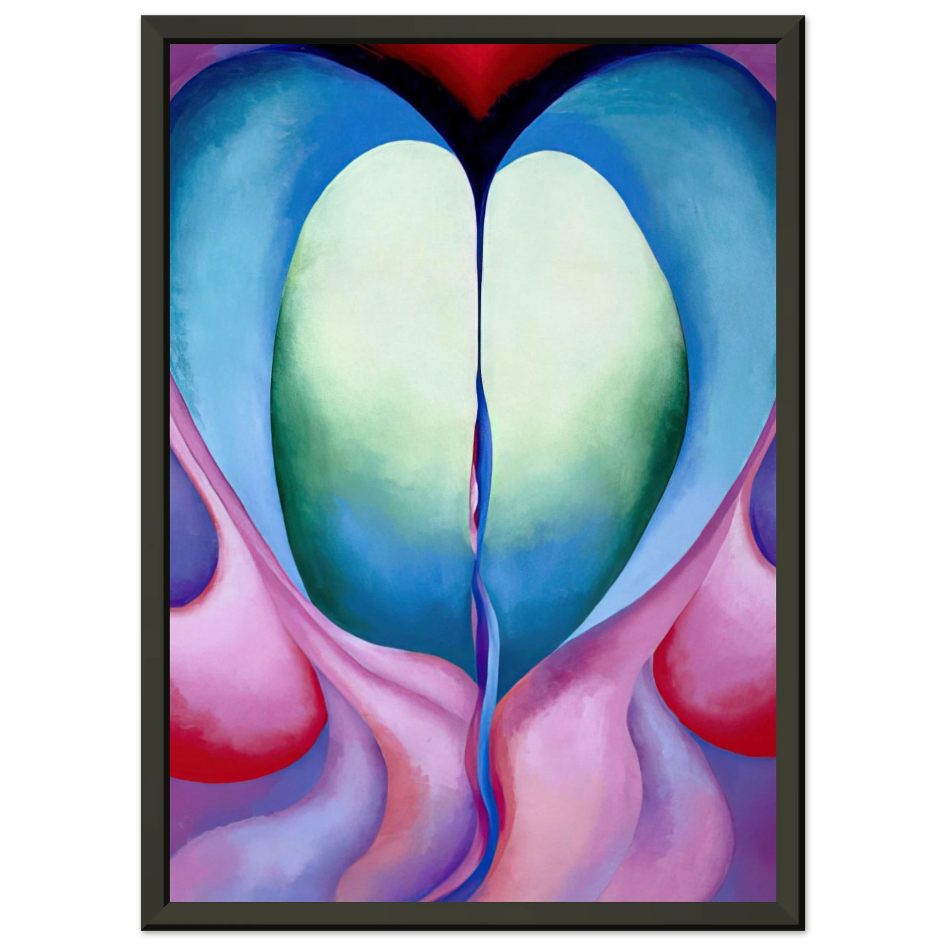 Georgia OKeeffe  Series I No 8 Framed Art Print  - Aluminum Frame - 70x100 cm / 28x40 inches