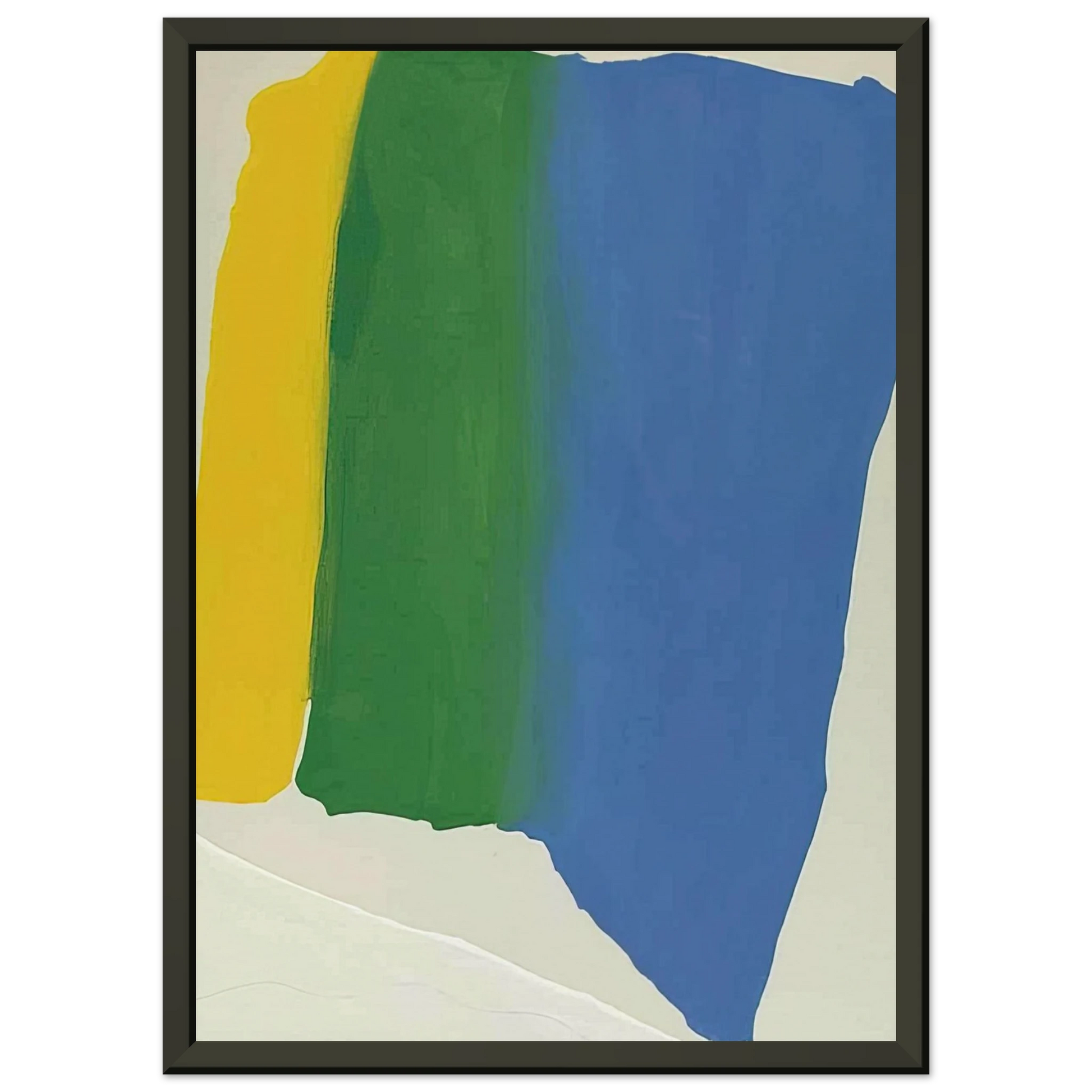 Helen Frankenthaler  Summer Insignia  1969 Framed Art Print  - Aluminum Frame - 40x50 cm / 16x20 inches
