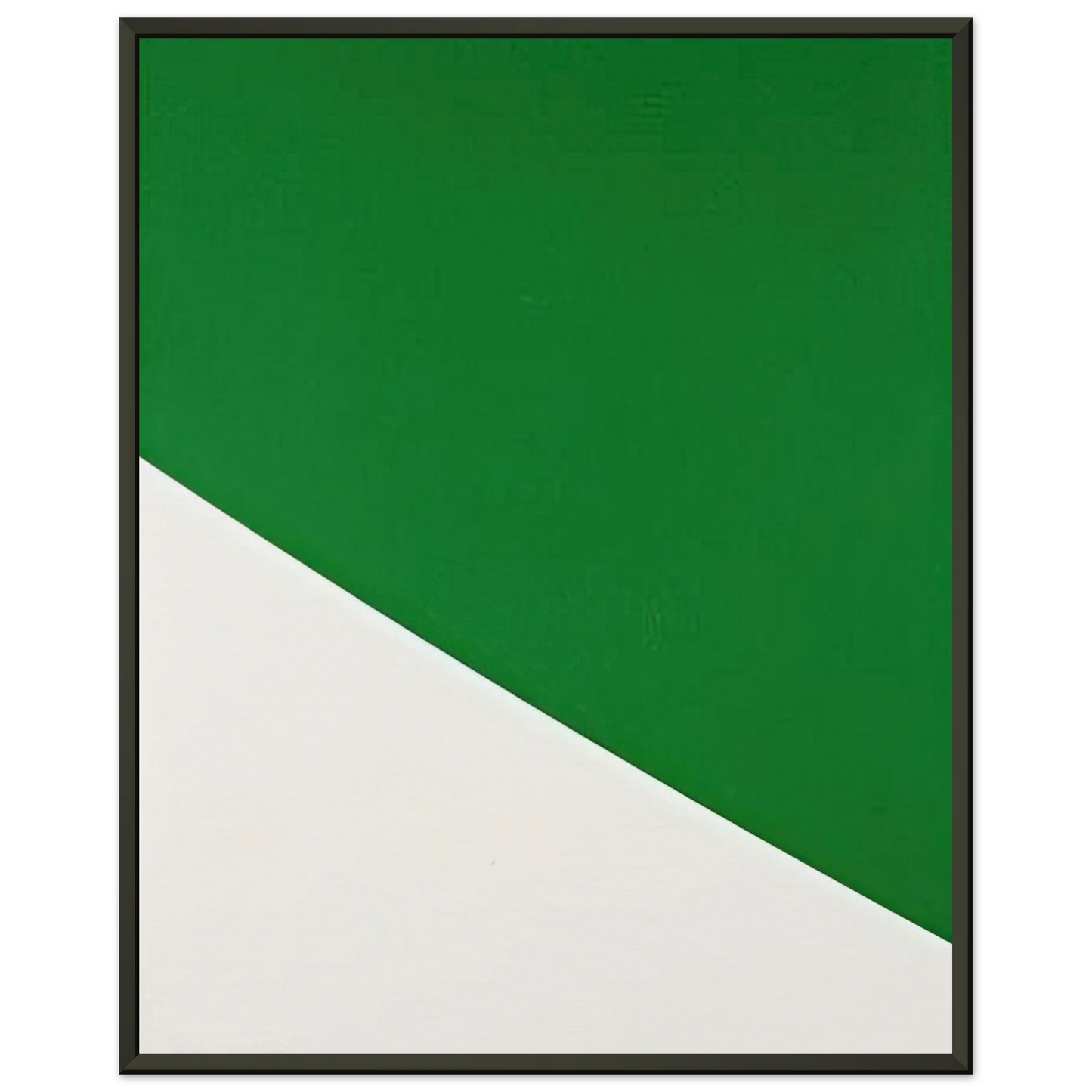 Ellsworth Kelly  Green Curve Framed Art Print  - Aluminum Frame - 40x50 cm / 16x20 inches