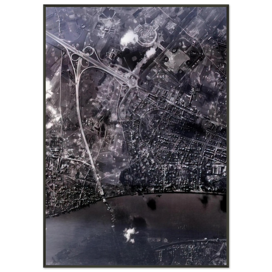 Gerhard Richter  14 FEB 45 2002 Framed Art Print  - Aluminum Frame - 21x29.7 cm / 8x12"