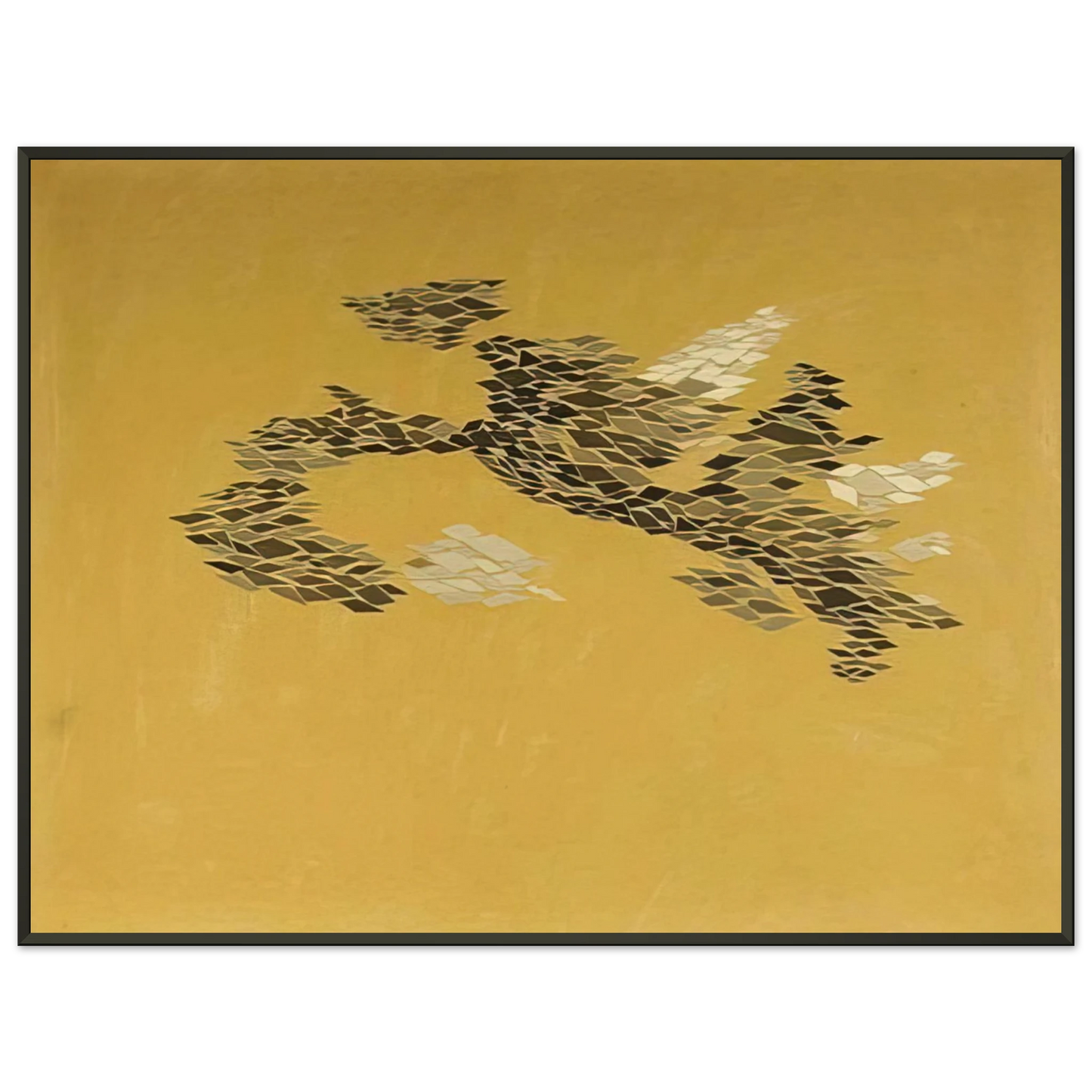 Robert Goodnough  Flying Rectangles  1969 Framed Art Print  - Aluminum Frame - 70x100 cm / 28x40 inches