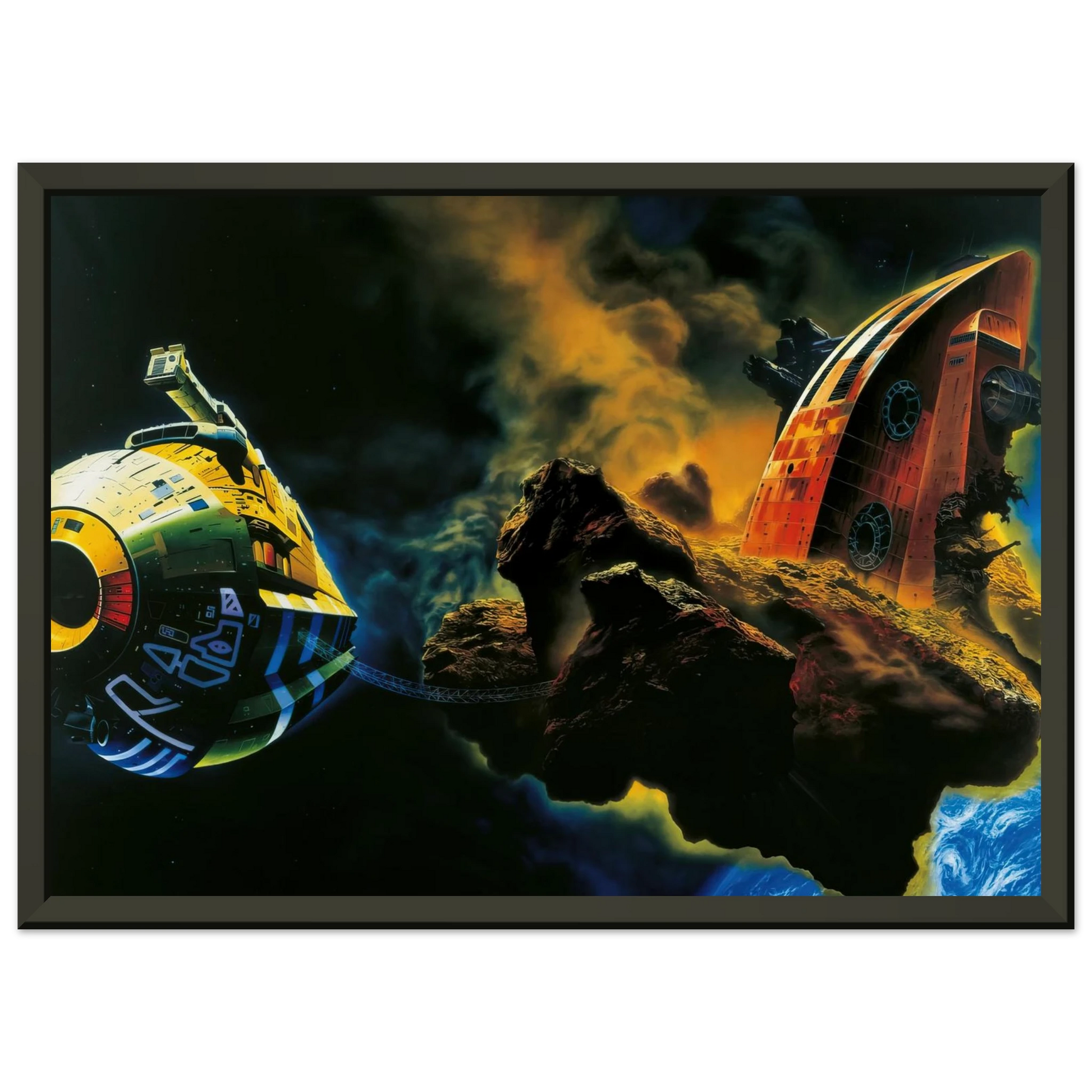 Chris Foss  Chris Foss Framed Art Print  - Aluminum Frame - 70x100 cm / 28x40 inches