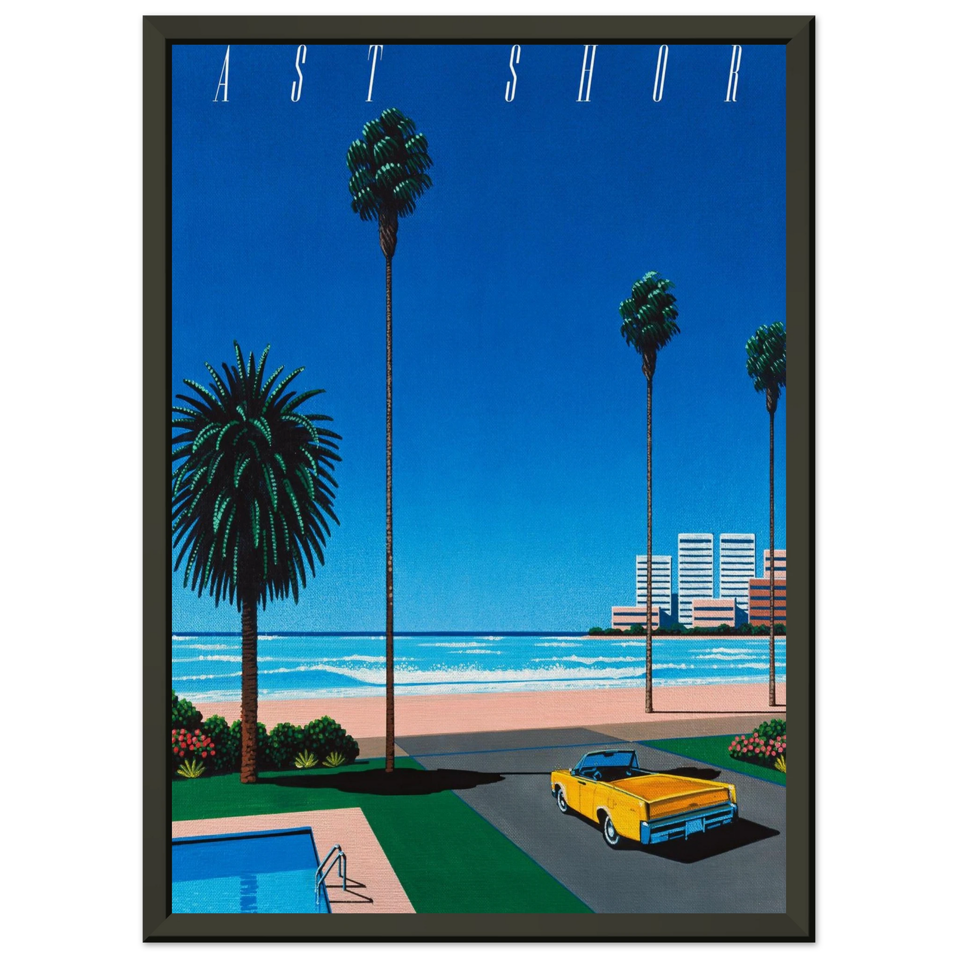 Hiroshi Nagai  Bronze  East Shore Framed Art Print  - Aluminum Frame - 70x100 cm / 28x40 inches