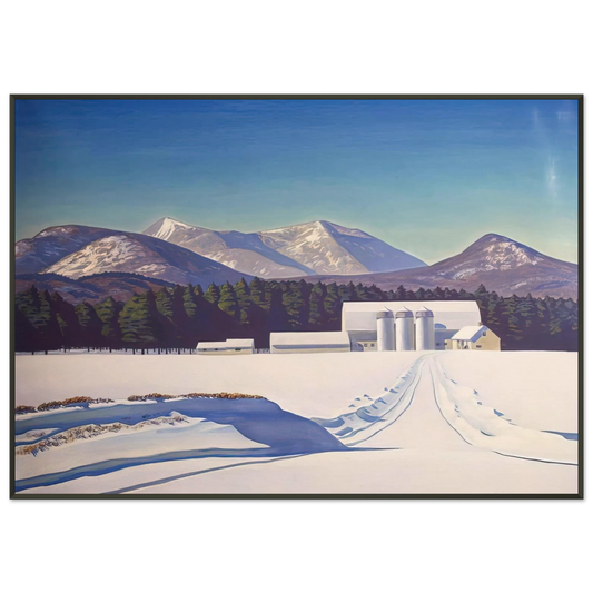 Rockwell Kent  Road to Asgaard   Adirondack Framed Art Print  - Aluminum Frame - 21x29.7 cm / 8x12"