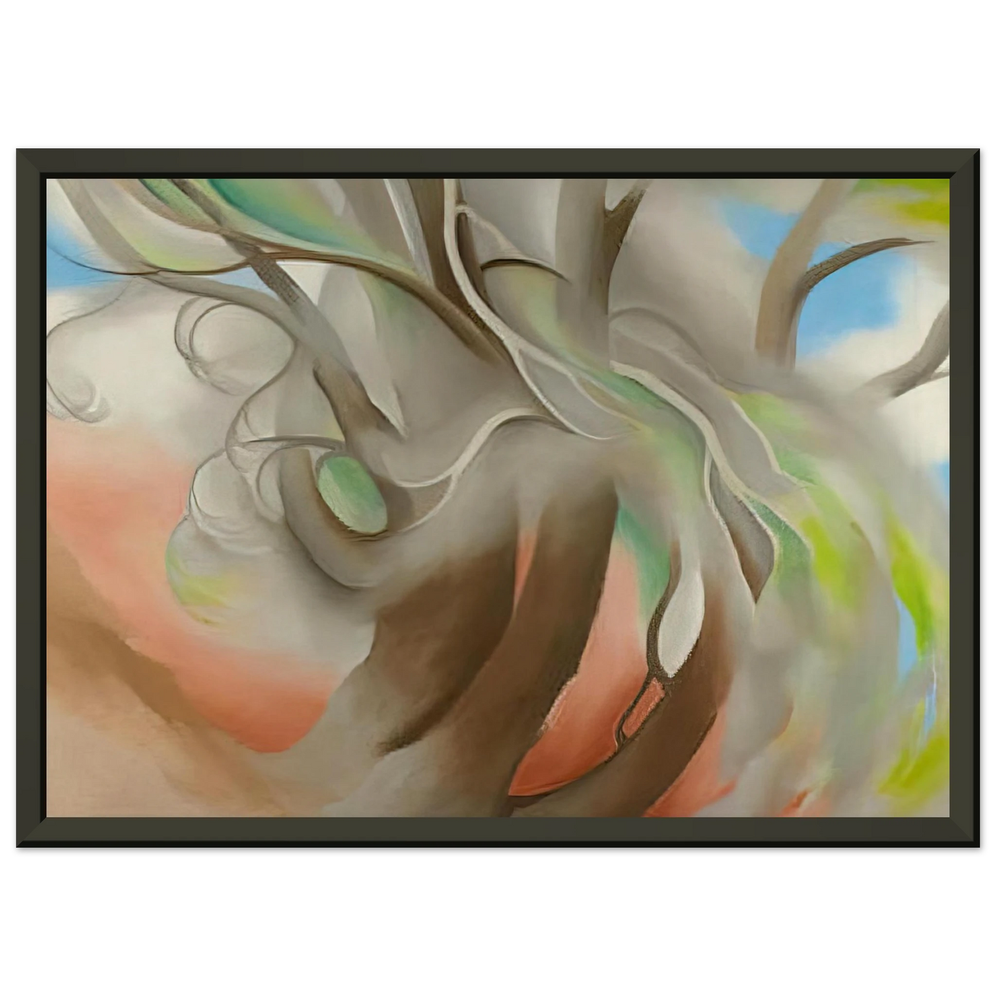 Georgia OKeeffe  Spring Tree No II Framed Art Print  - Aluminum Frame - 70x100 cm / 28x40 inches
