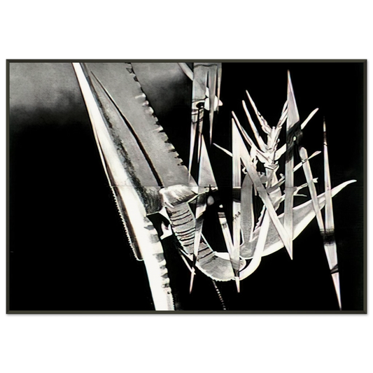 James Rosenquist  The Prickly Dark Framed Art Print  - Aluminum Frame - 21x29.7 cm / 8x12"