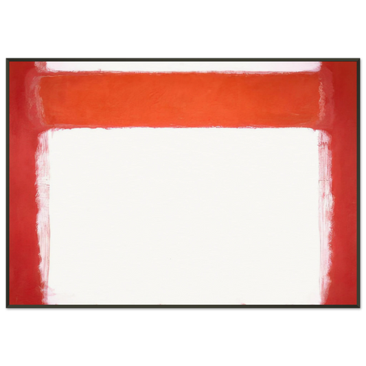 Mark Rothko  No 16  1957 Framed Art Print  - Aluminum Frame - 21x29.7 cm / 8x12"
