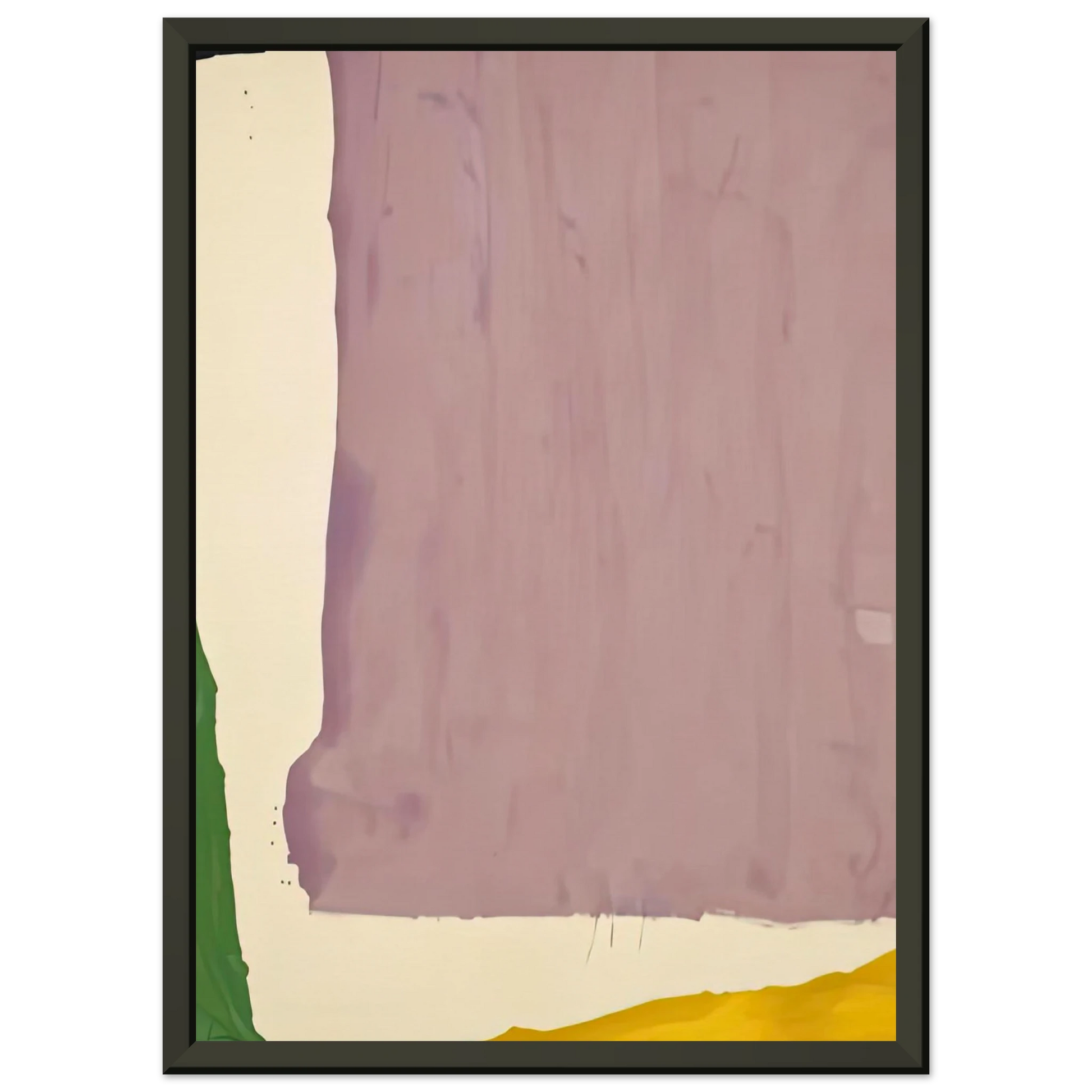 Helen Frankenthaler  Mauve District 1966 Framed Art Print  - Aluminum Frame - 60x80 cm / 24x32 inches