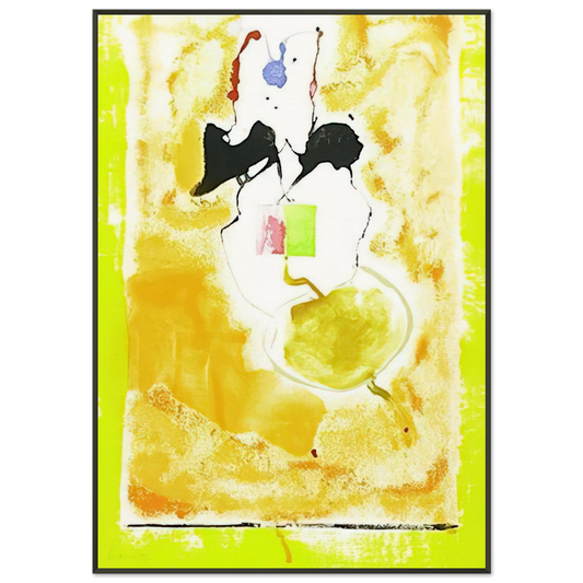 Helen Frankenthaler  Solar Imp  2001 Framed Art Print  - Aluminum Frame - 21x29.7 cm / 8x12"