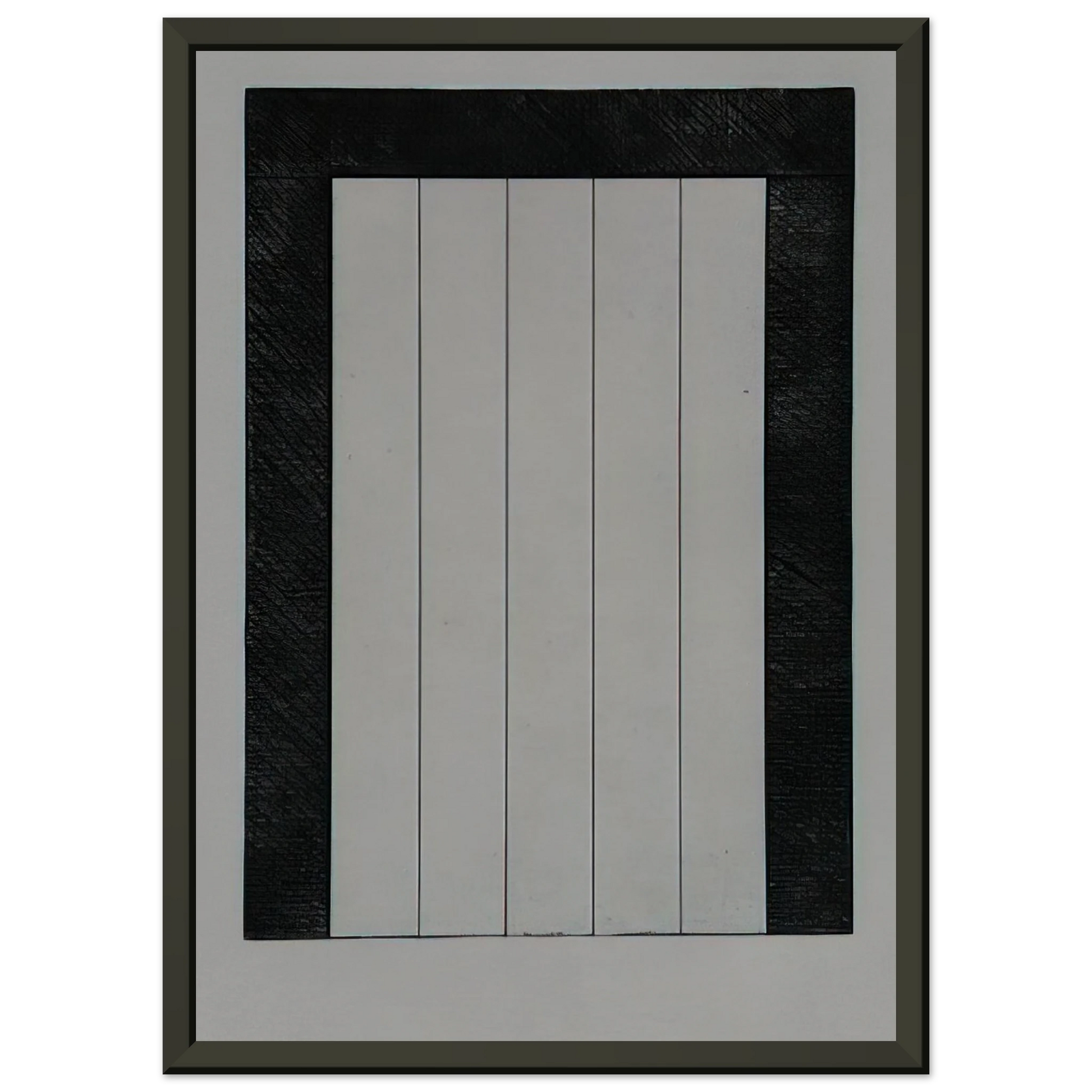 Brice Marden  Untitled from 12 Views for Caroline Tatyana  1979 Framed Art Print  - Aluminum Frame - 70x100 cm / 28x40 inches