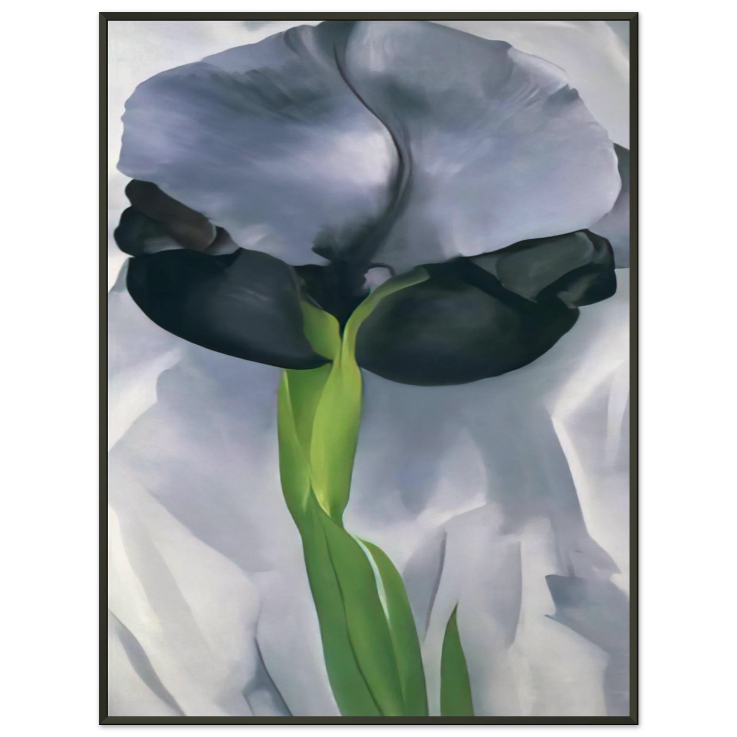 Georgia OKeeffe  Iris 7 Framed Art Print  - Aluminum Frame - 70x100 cm / 28x40 inches
