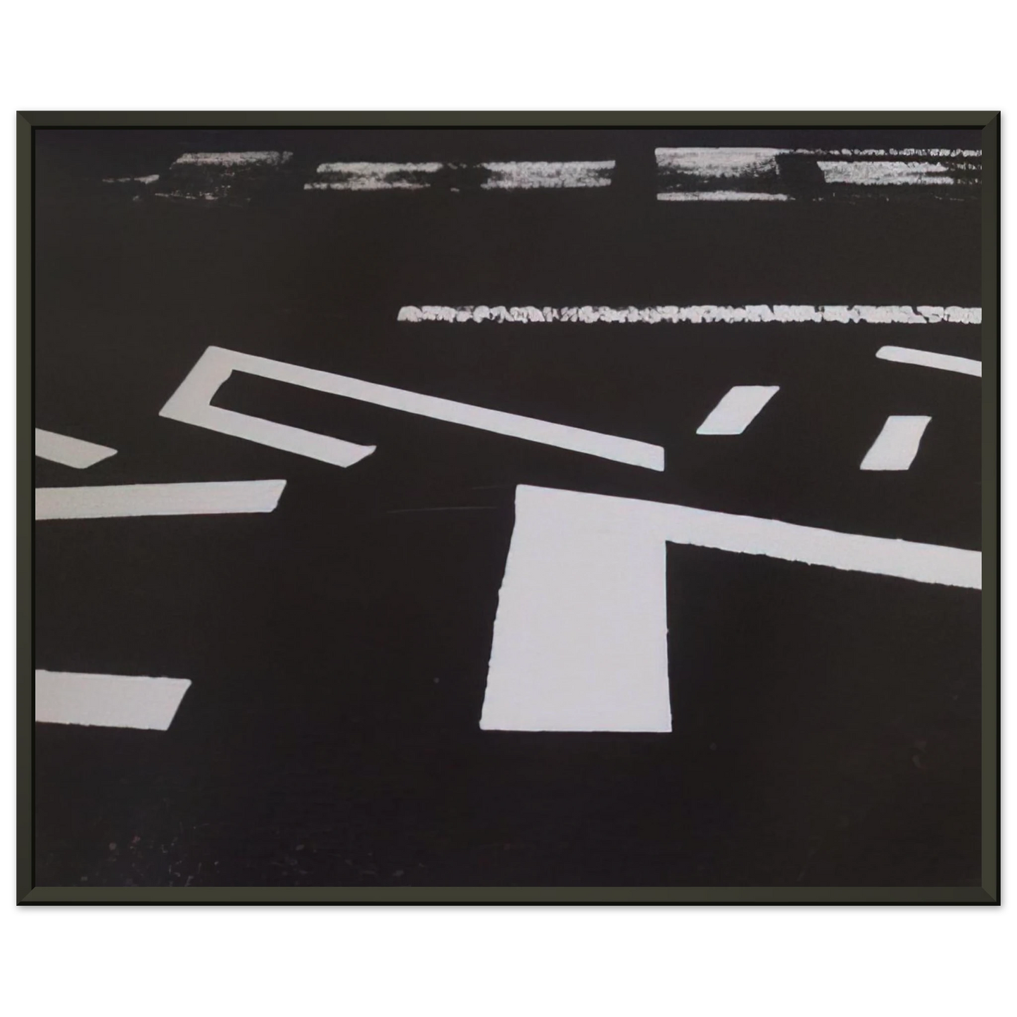 Nasreen Mohamedi  Untitled XVIII  1981 Framed Art Print  - Aluminum Frame - 70x100 cm / 28x40 inches