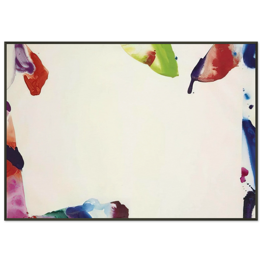 Sam Francis  STG70033 Framed Art Print  - Aluminum Frame - 21x29.7 cm / 8x12"
