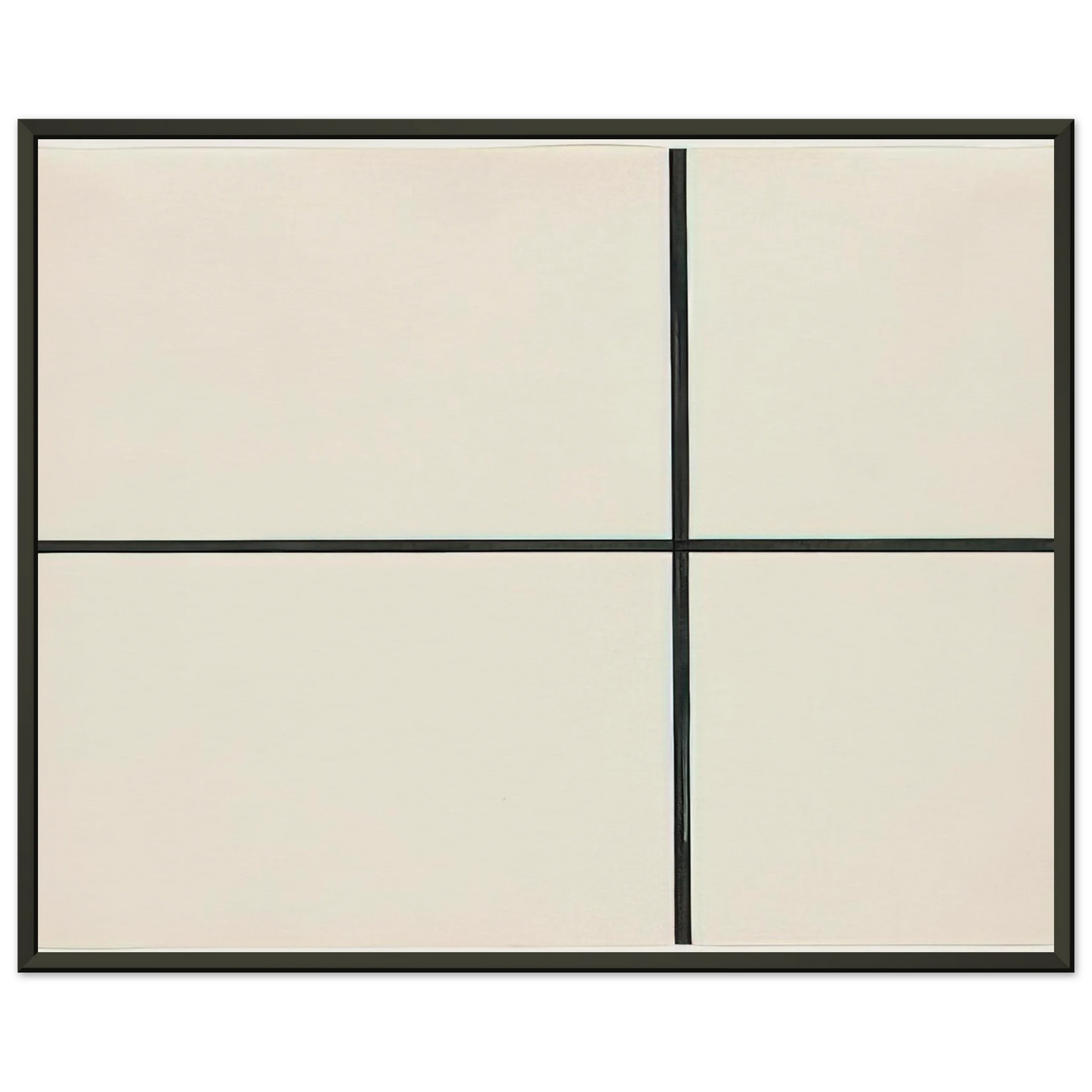 Ellsworth Kelly  Horizontal and Vertical Lines Framed Art Print  - Aluminum Frame - 70x100 cm / 28x40 inches