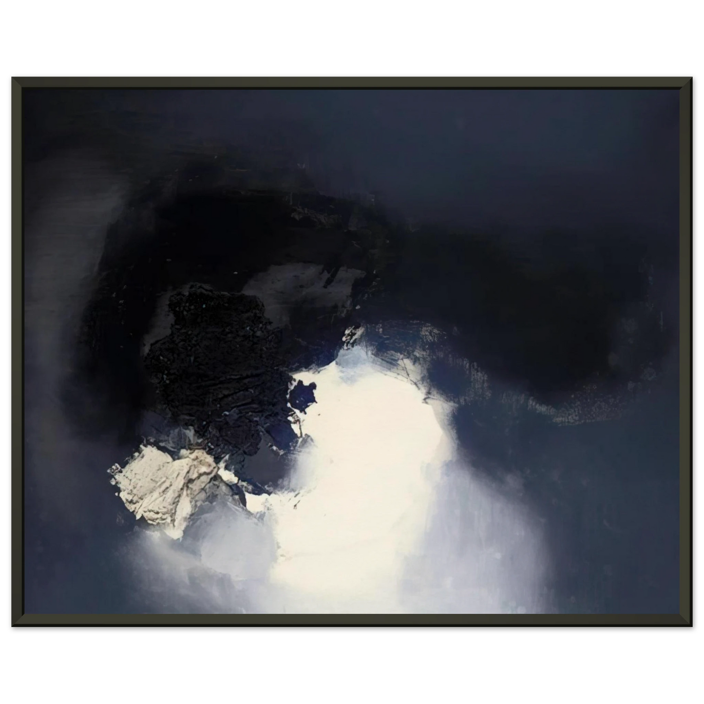 Luis Feito  PAINTING 139 Framed Art Print  - Aluminum Frame - 40x50 cm / 16x20 inches