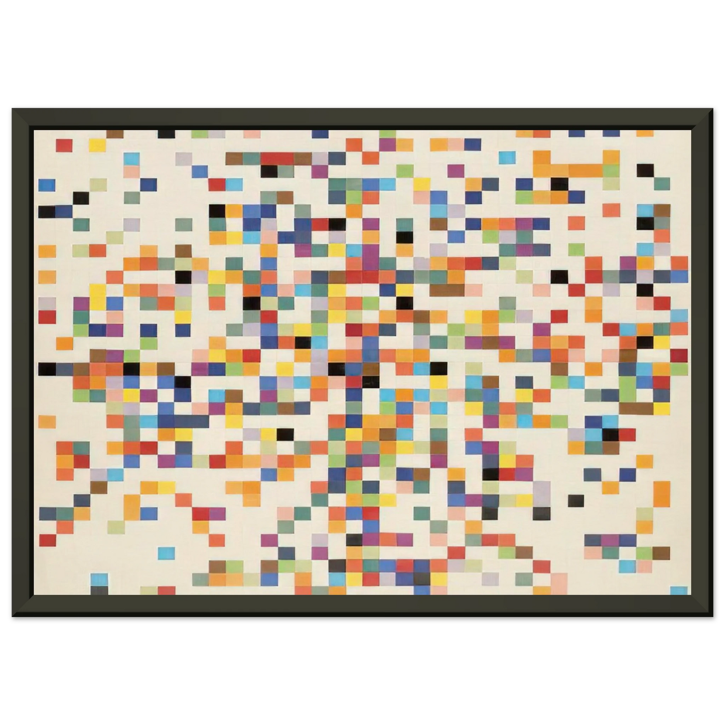 Ellsworth Kelly  Spectrum Colors Arranged by Chance II Framed Art Print  - Aluminum Frame - 70x100 cm / 28x40 inches