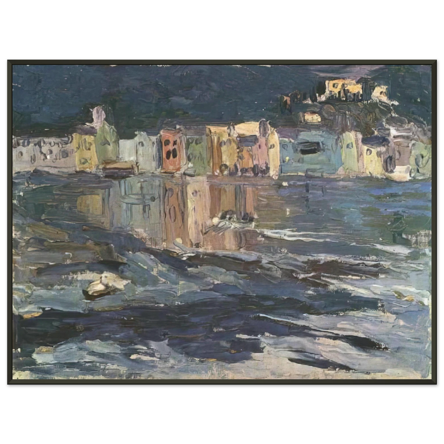 Wassily Kandinsky  SANTA MARGUERITE 1906 Framed Art Print  - Aluminum Frame - 40x50 cm / 16x20 inches