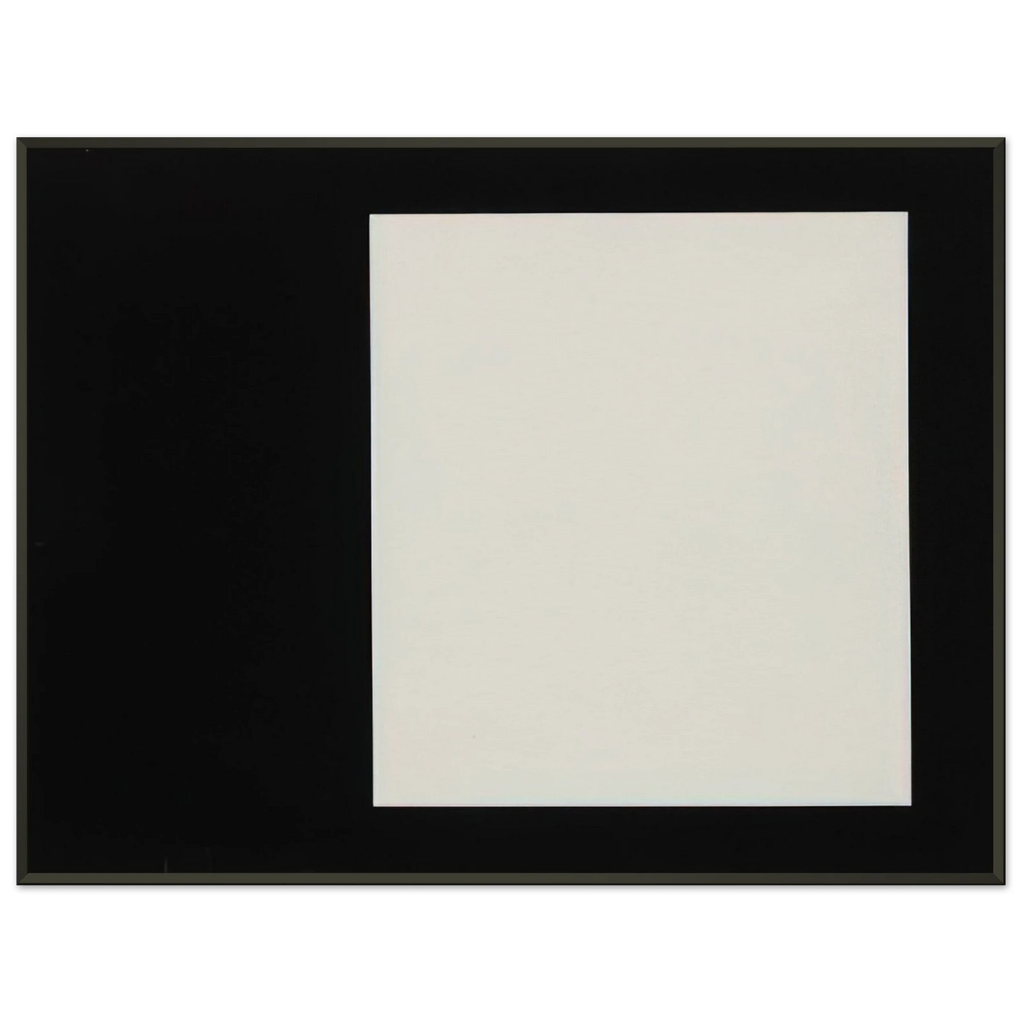 Ellsworth Kelly  Rectangle from the series Line Form Color Framed Art Print  - Aluminum Frame - 70x100 cm / 28x40 inches