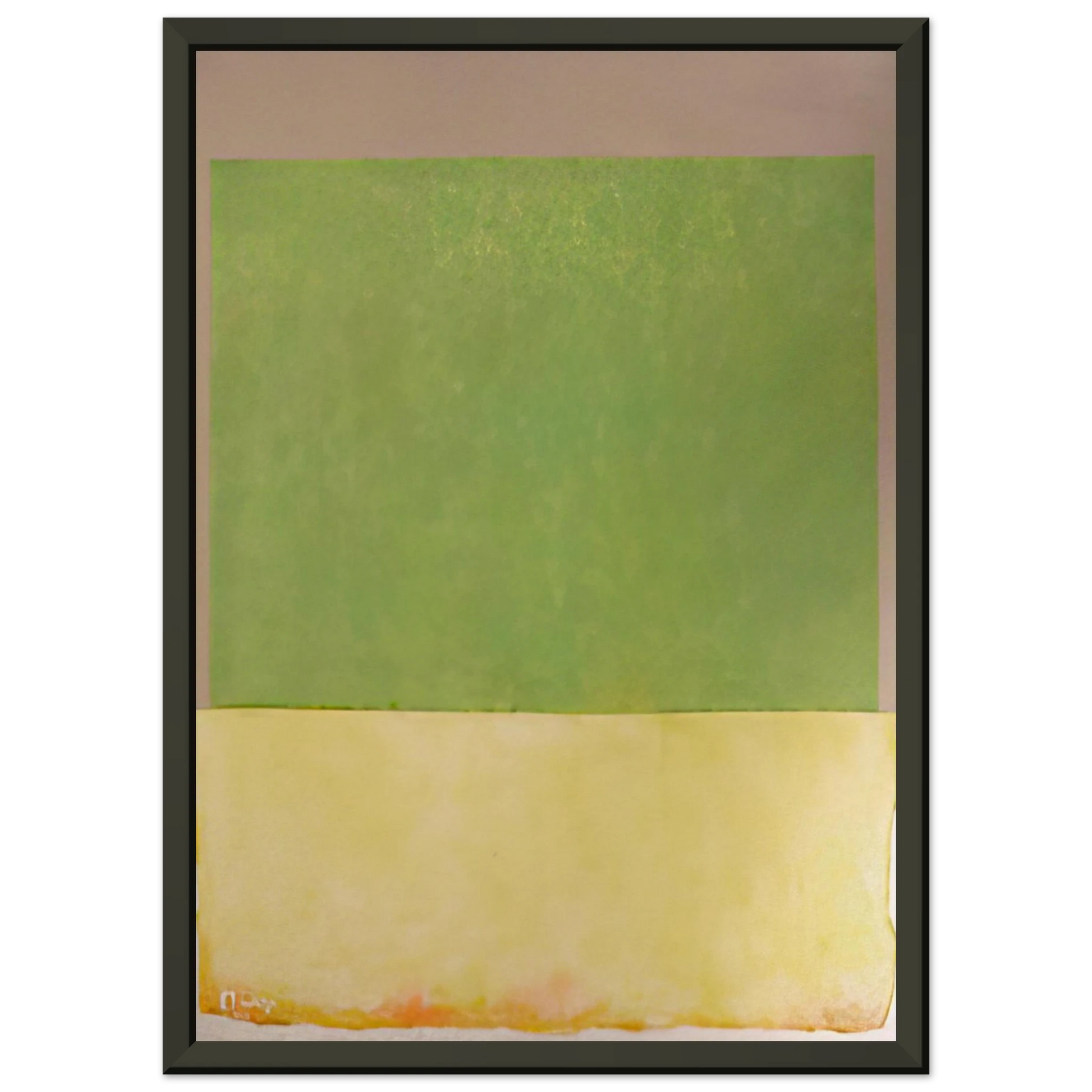 Theodoros Stamos  Sunbox  1966 Framed Art Print  - Aluminum Frame - 60x80 cm / 24x32 inches