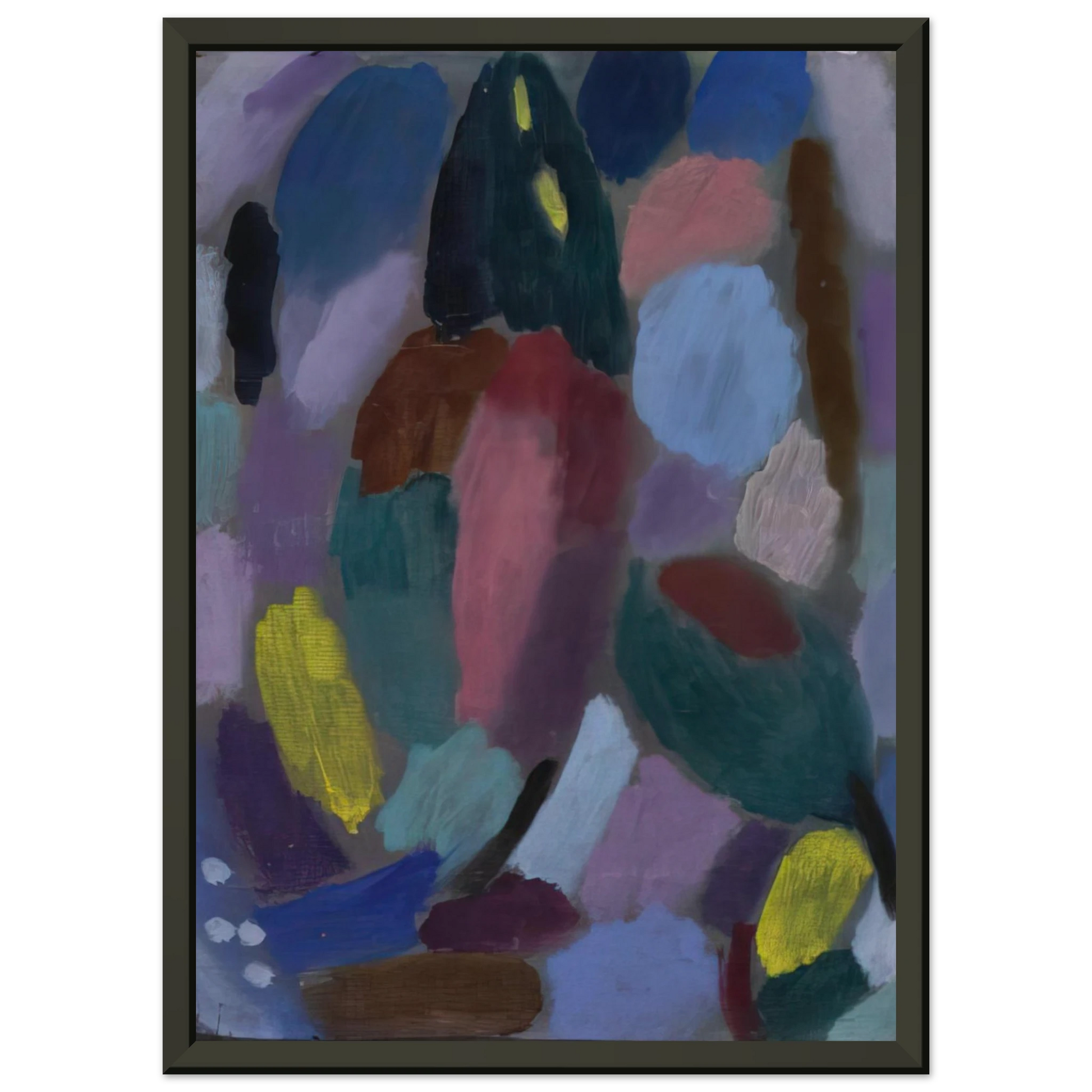 Alexej von Jawlensky  VARIATION FIELD OF TULIPS 1916 Framed Art Print  - Aluminum Frame - 40x50 cm / 16x20 inches