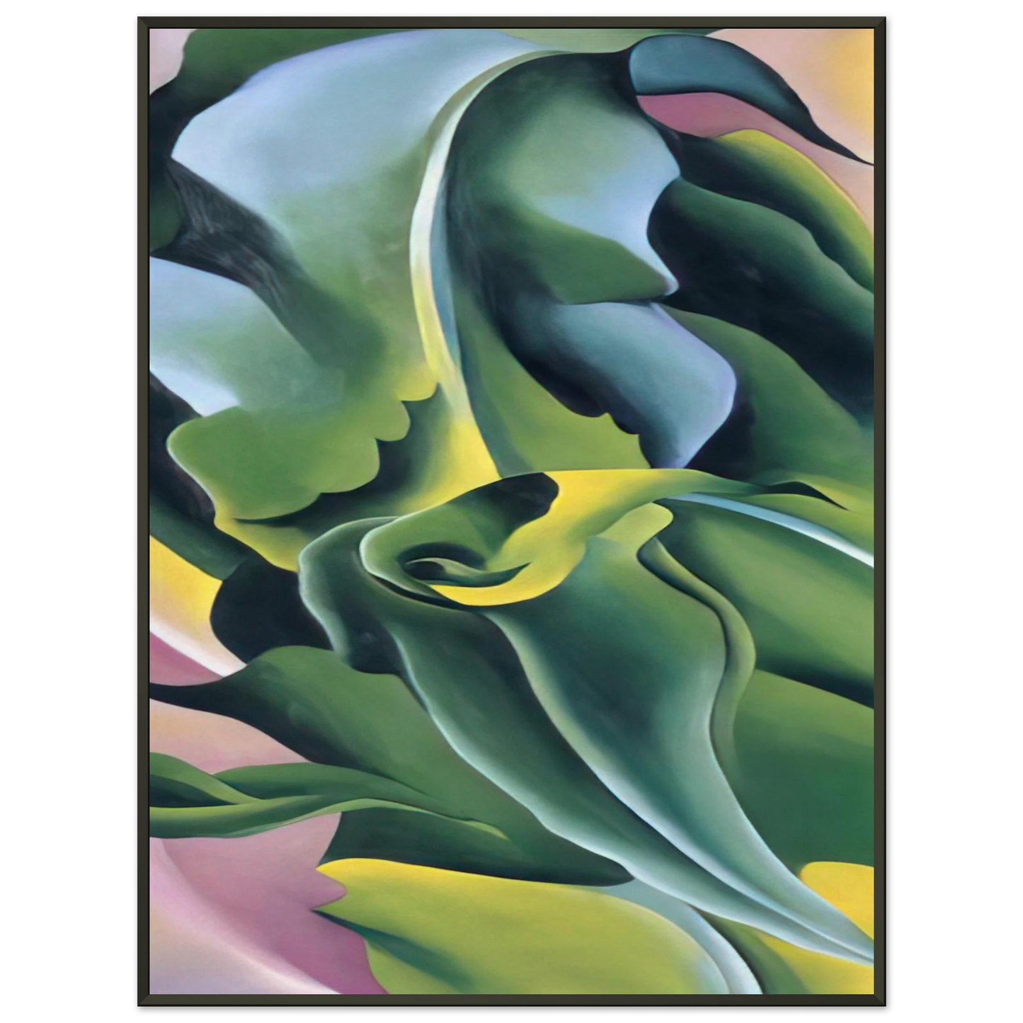 Georgia OKeeffe  Corn No 2 Framed Art Print  - Aluminum Frame - 40x50 cm / 16x20 inches