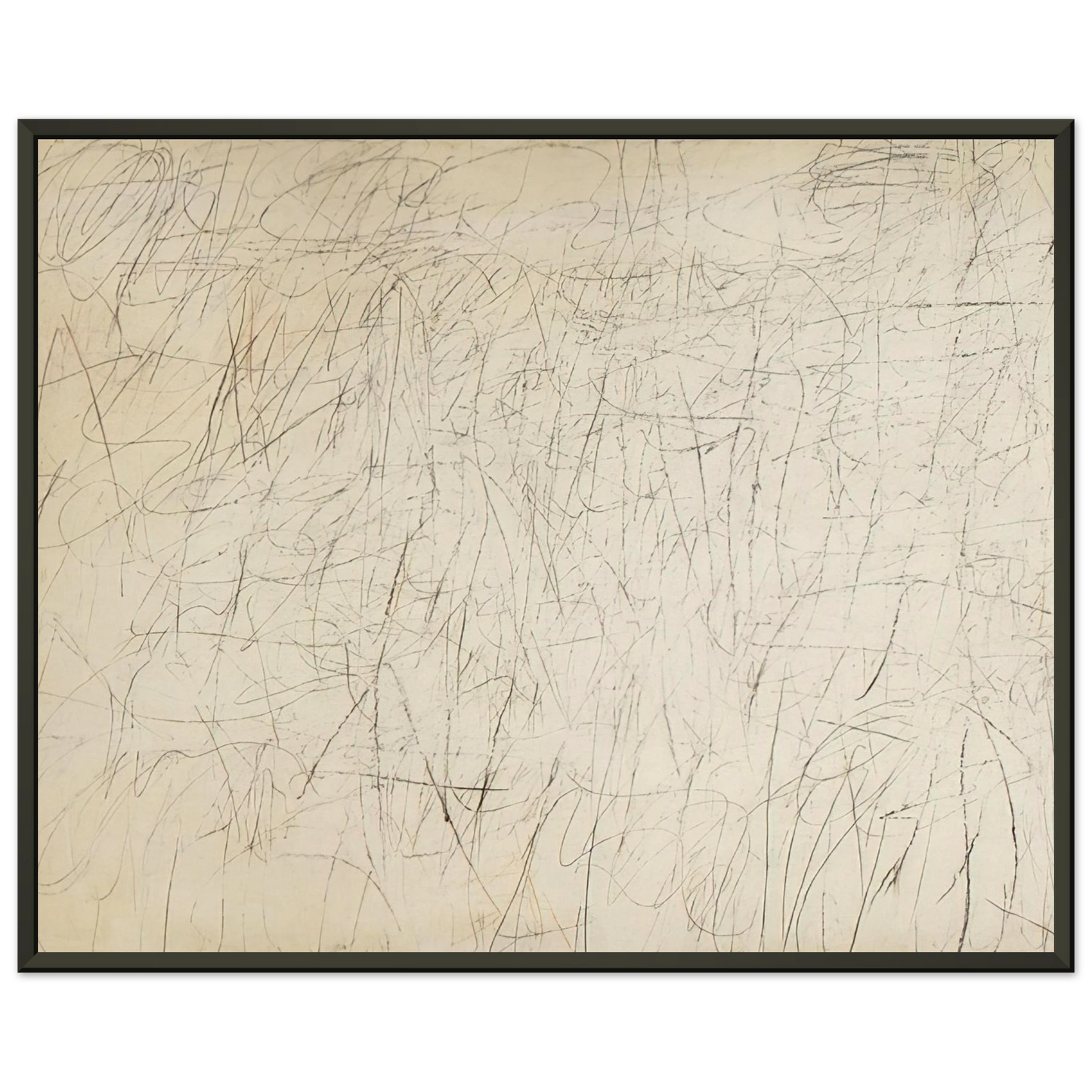 Cy Twombly  The Geeks Framed Art Print  - Aluminum Frame - 70x100 cm / 28x40 inches