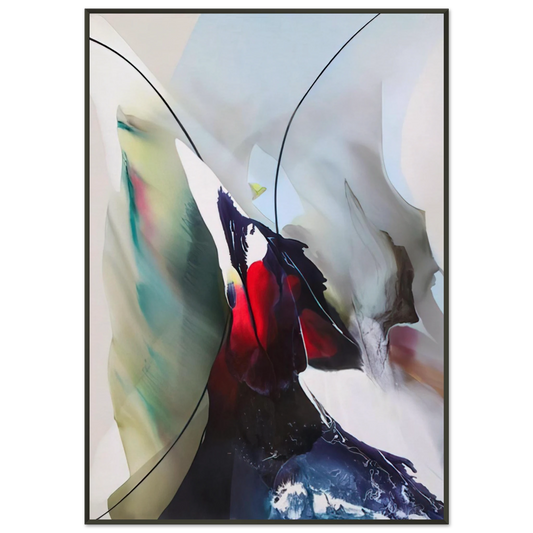 Paul Jenkins  Phenomena Tarot Over Framed Art Print  - Aluminum Frame - 21x29.7 cm / 8x12"