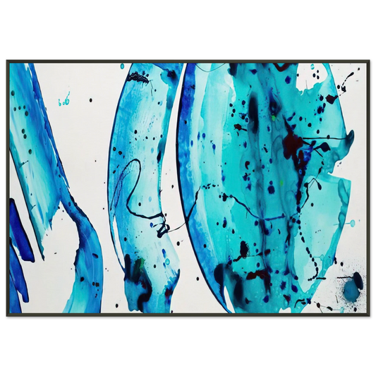 Al Held  Untitled Framed Art Print  - Aluminum Frame - 21x29.7 cm / 8x12"