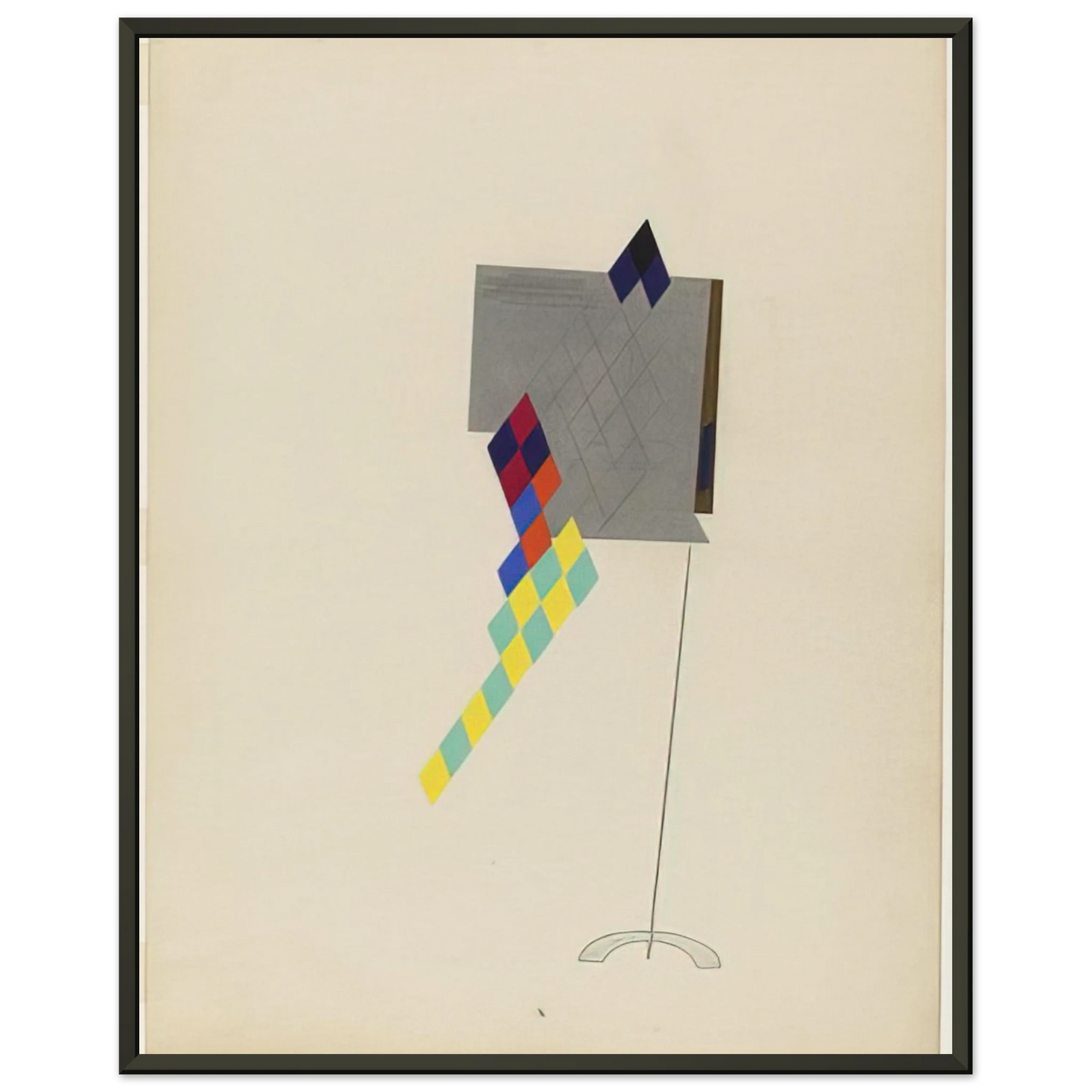 Man Ray  DRAGONFLY FROM THE PORTFOLIO REVOLVING DOORS 1926 Framed Art Print  - Aluminum Frame - 70x100 cm / 28x40 inches