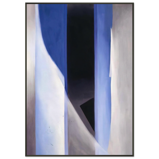 Georgia OKeeffe  Blue 2 Framed Art Print  - Aluminum Frame - 21x29.7 cm / 8x12"