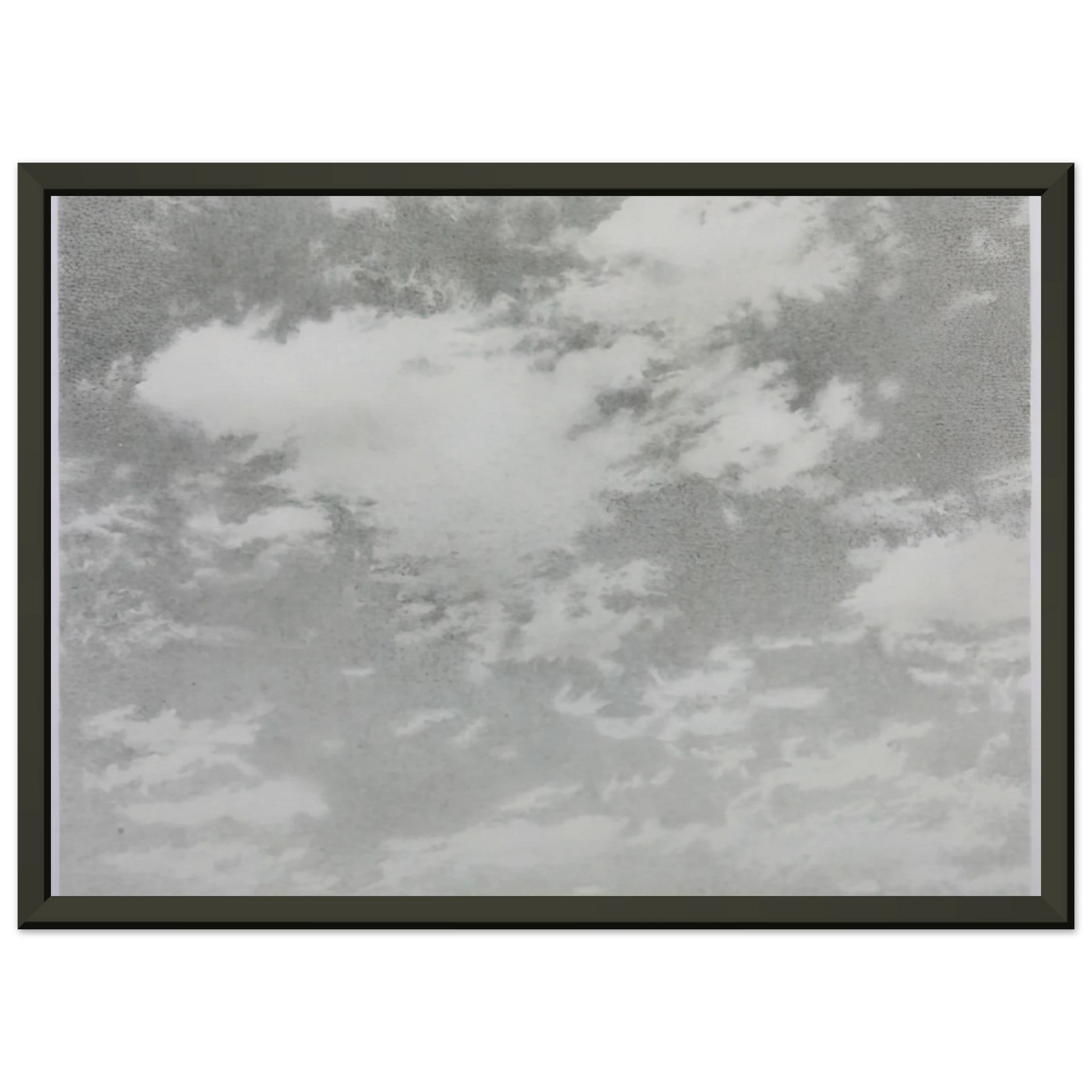 Vija Celmins  SKY 1975 Framed Art Print  - Aluminum Frame - 60x80 cm / 24x32 inches