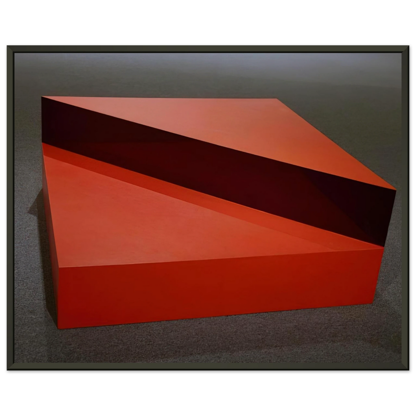 Donald Judd  Untitled  1963 Framed Art Print  - Aluminum Frame - 60x80 cm / 24x32 inches