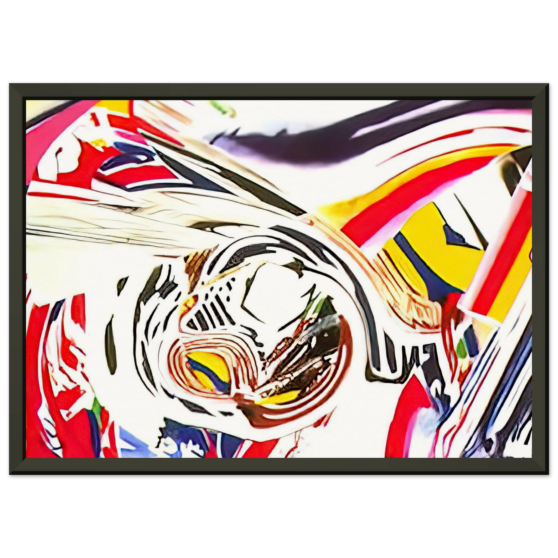 James Rosenquist  After Berlin V Framed Art Print  - Aluminum Frame - 40x50 cm / 16x20 inches