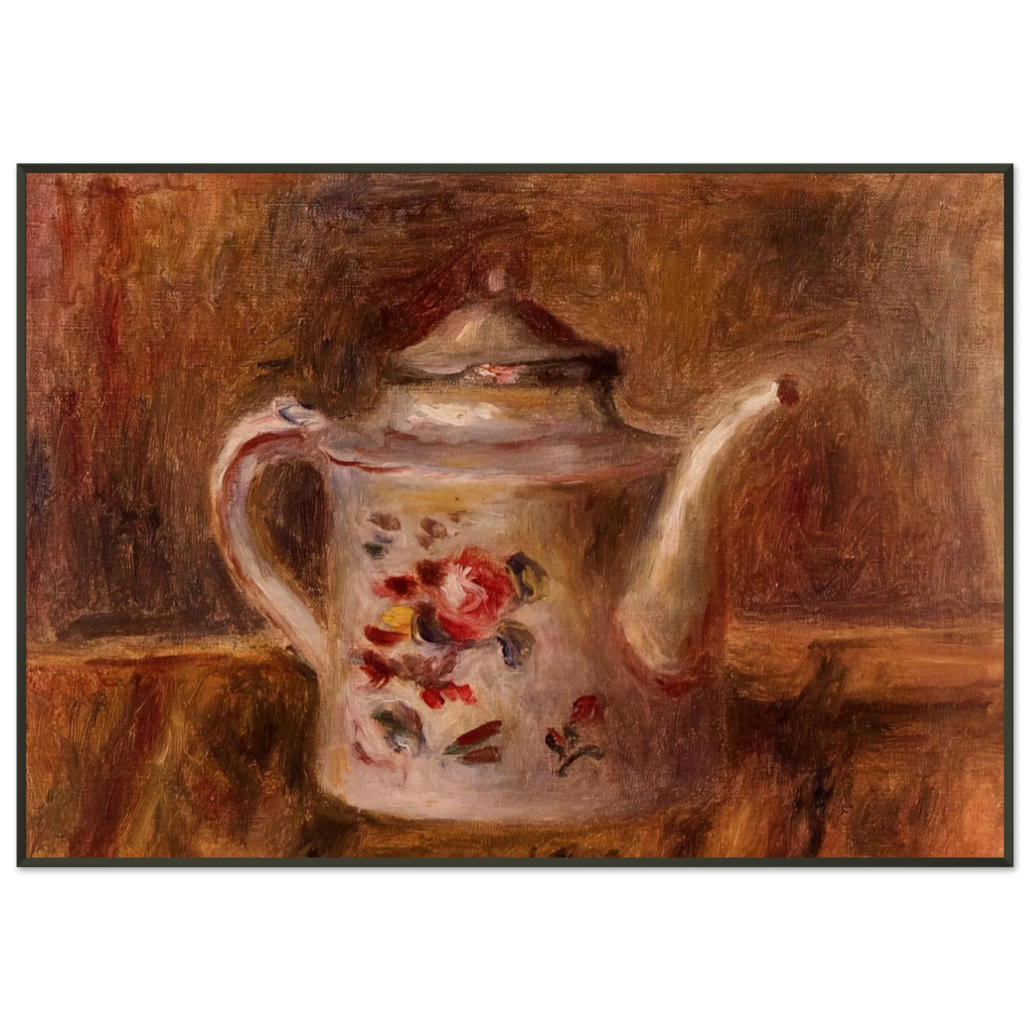 PierreAuguste Renoir  Watering Can Framed Art Print  - Aluminum Frame - 21x29.7 cm / 8x12"