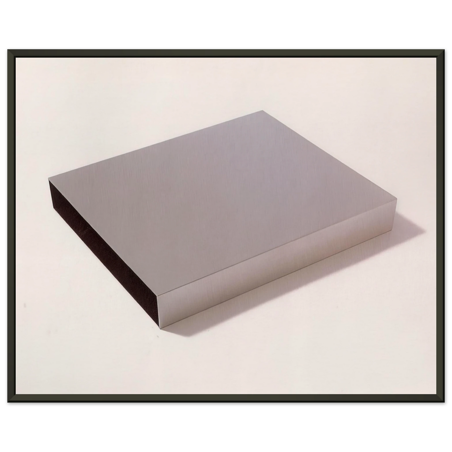 Donald Judd  Untitled Multiple  1971 Framed Art Print  - Aluminum Frame - 60x80 cm / 24x32 inches