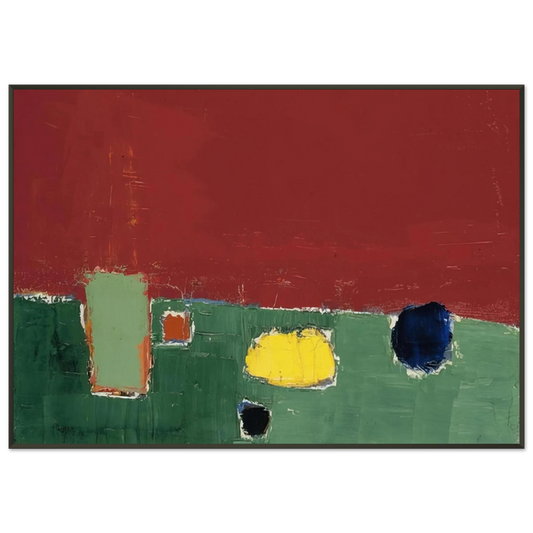 Nicolas de Stael  Nature morte  1952 Framed Art Print  - Aluminum Frame - 21x29.7 cm / 8x12"