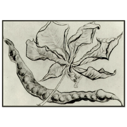 Vincent van Gogh  Dead Leaf and Pod Framed Art Print  - Aluminum Frame - Default Title