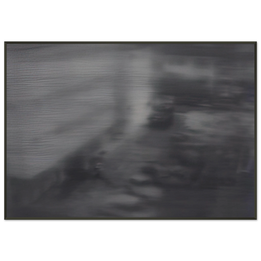 Gerhard Richter  ARREST NO 674 2 1988 Framed Art Print  - Aluminum Frame - 21x29.7 cm / 8x12"