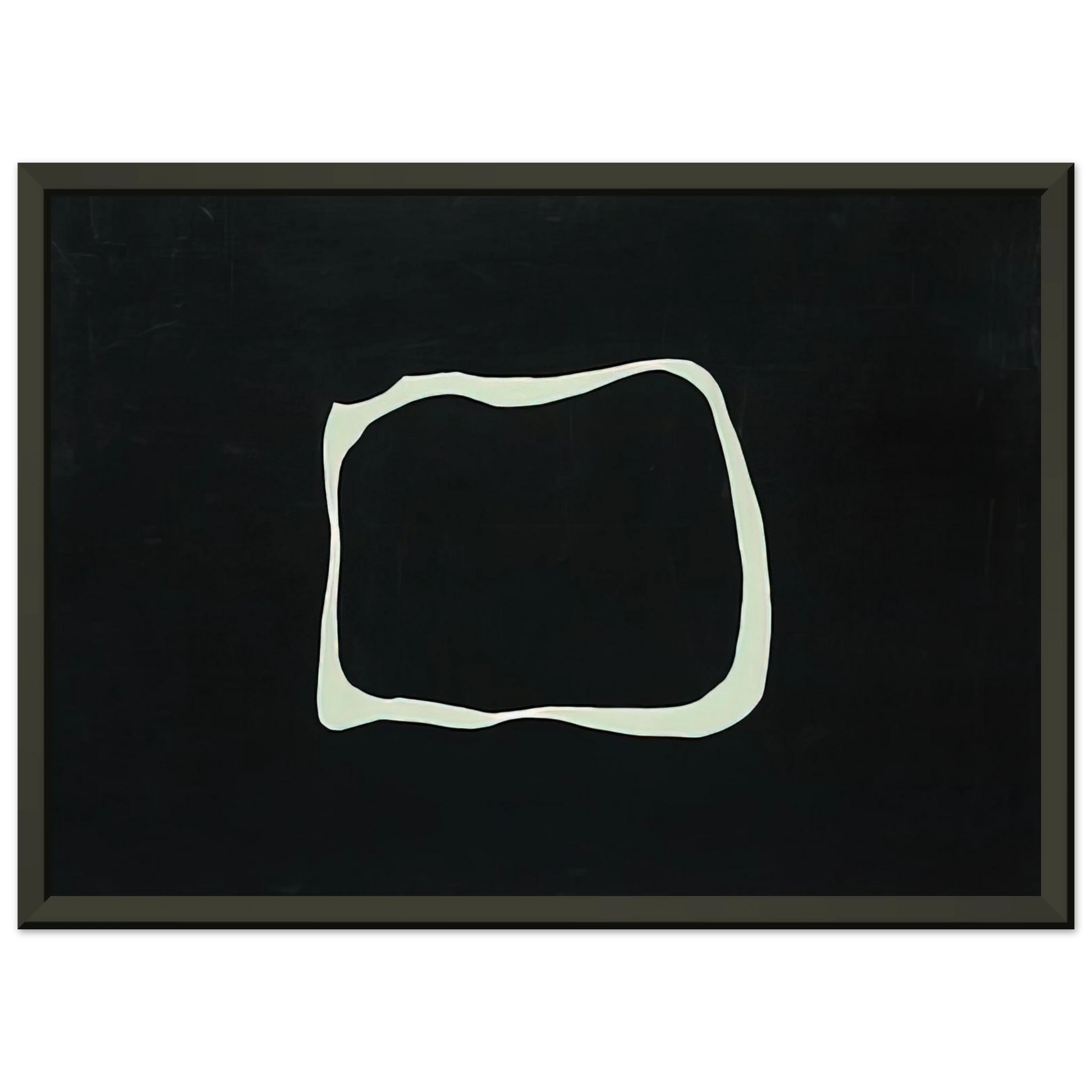 Jiro Yoshihara  Untitled  1966 Framed Art Print  - Aluminum Frame - 40x50 cm / 16x20 inches