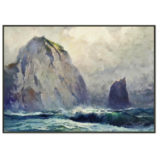 Sydney Laurence  Cape St Elias  1928 Framed Art Print  - Aluminum Frame - 21x29.7 cm / 8x12"